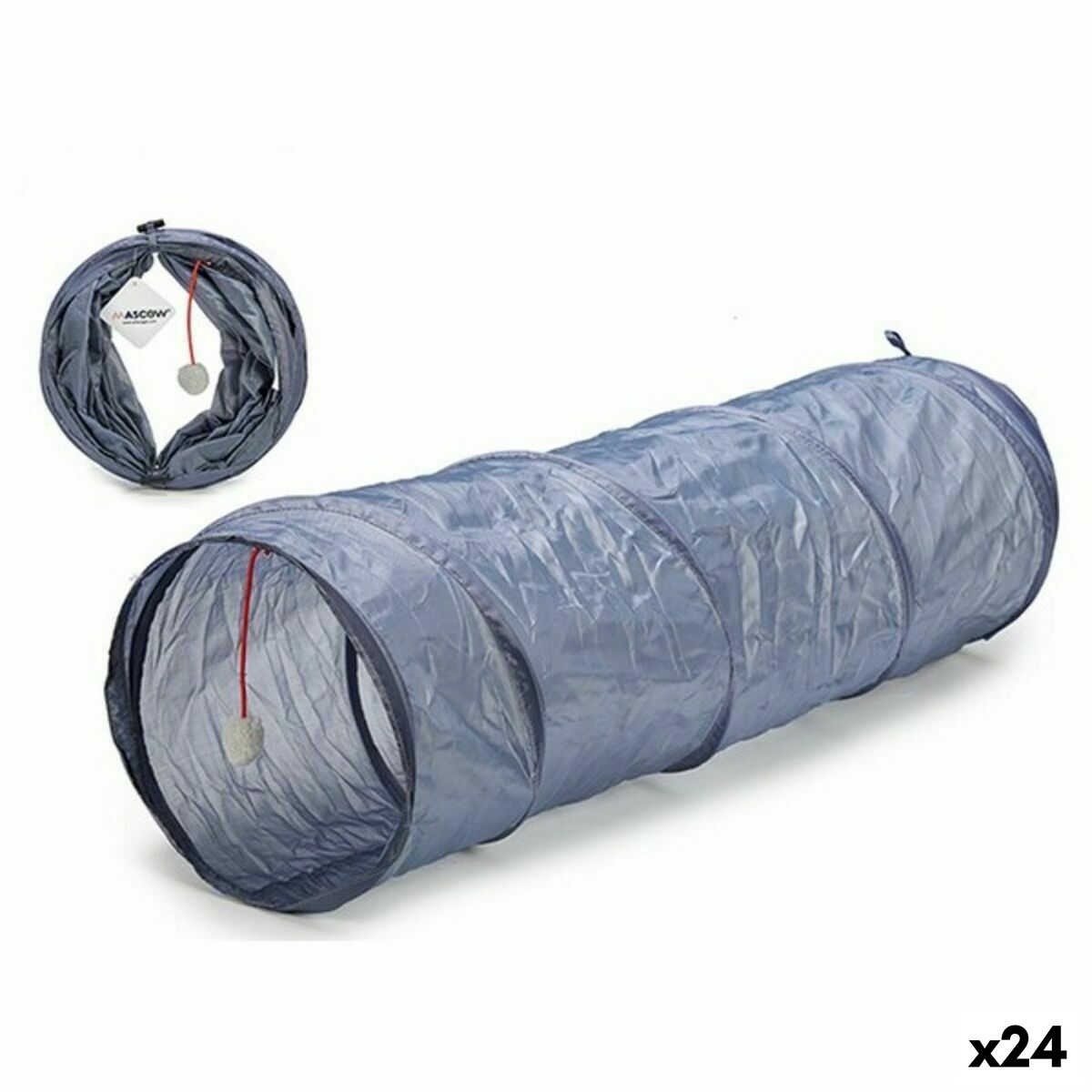 Collapsible Pet Tunnel 90 x 25 x 25 cm (24 Units) Collapsible Pet Tunnel 90 x 25 x 25 cm (24 Units)