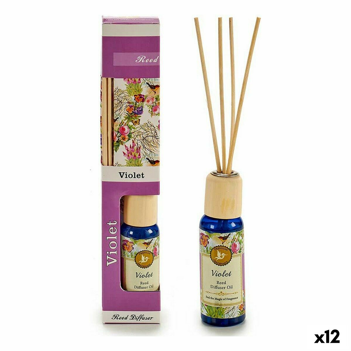 Perfume Sticks Acorde AD2002 Violet 50 ml (12 Units) Perfume Sticks Acorde AD2002 Violet 50 ml (12 Units)