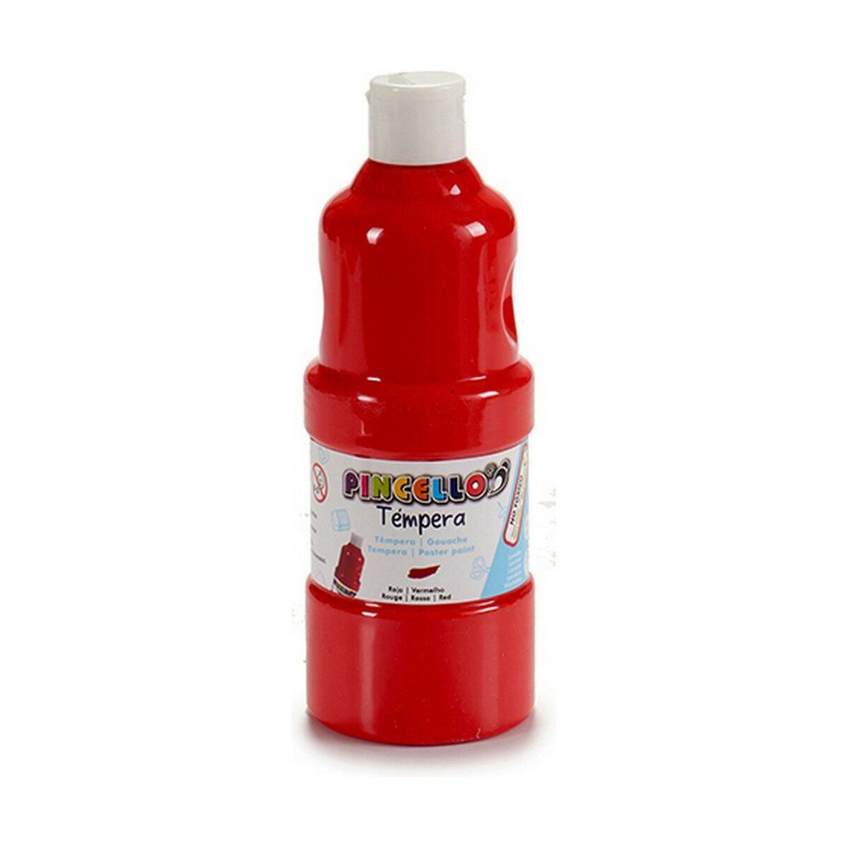 Tempera Pincello Red 400 ml (6 Units) Tempera Pincello Red 400 ml (6 Units)