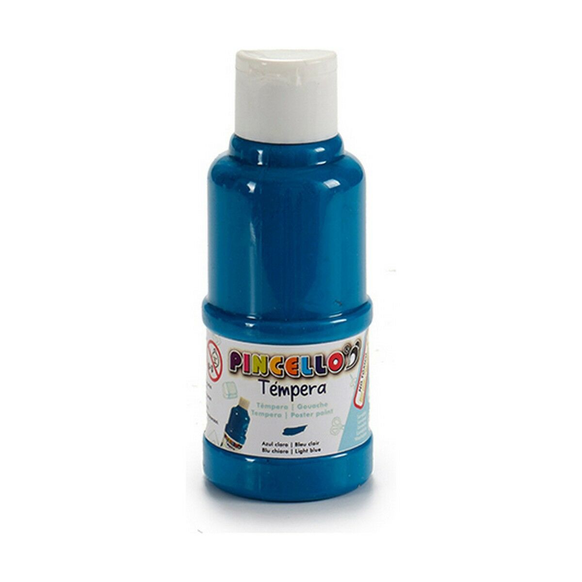 Tempera Pincello Light Blue 120 ml (12 Units) Tempera Pincello Light Blue 120 ml (12 Units)