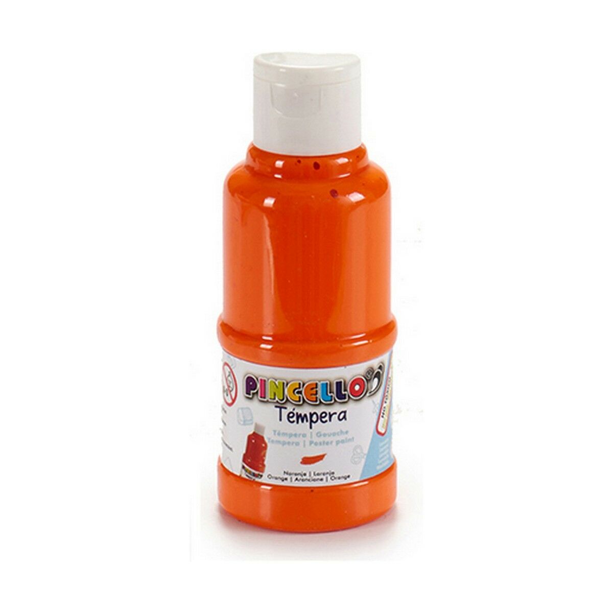 Tempera Pincello Orange 120 ml (12 Units) Tempera Pincello Orange 120 ml (12 Units)