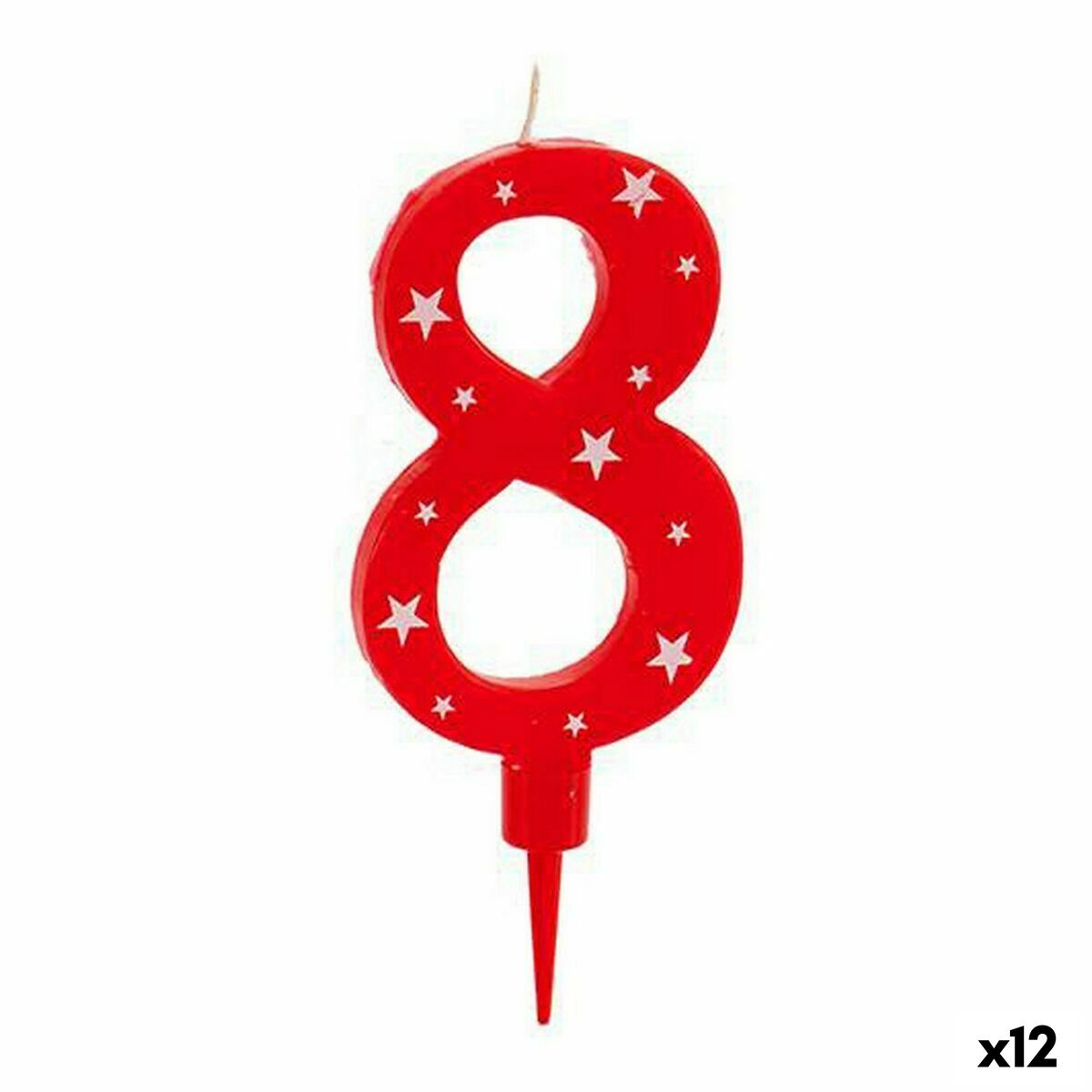Candle Birthday Number 8 (12 Units) Candle Birthday Number 8 (12 Units)
