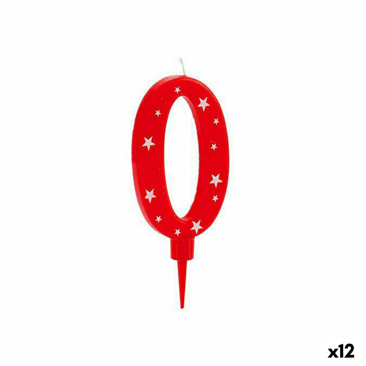 Candle Birthday Number 0 (12 Units) Candle Birthday Number 0 (12 Units)