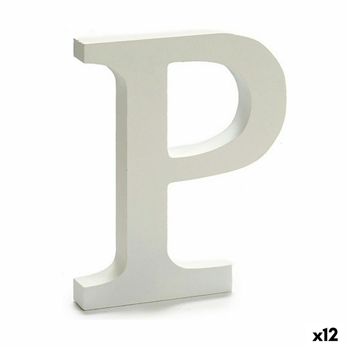 Letter Pincello P 1,8 x 21 x 17 cm (12 Units) Letter Pincello P 1,8 x 21 x 17 cm (12 Units)