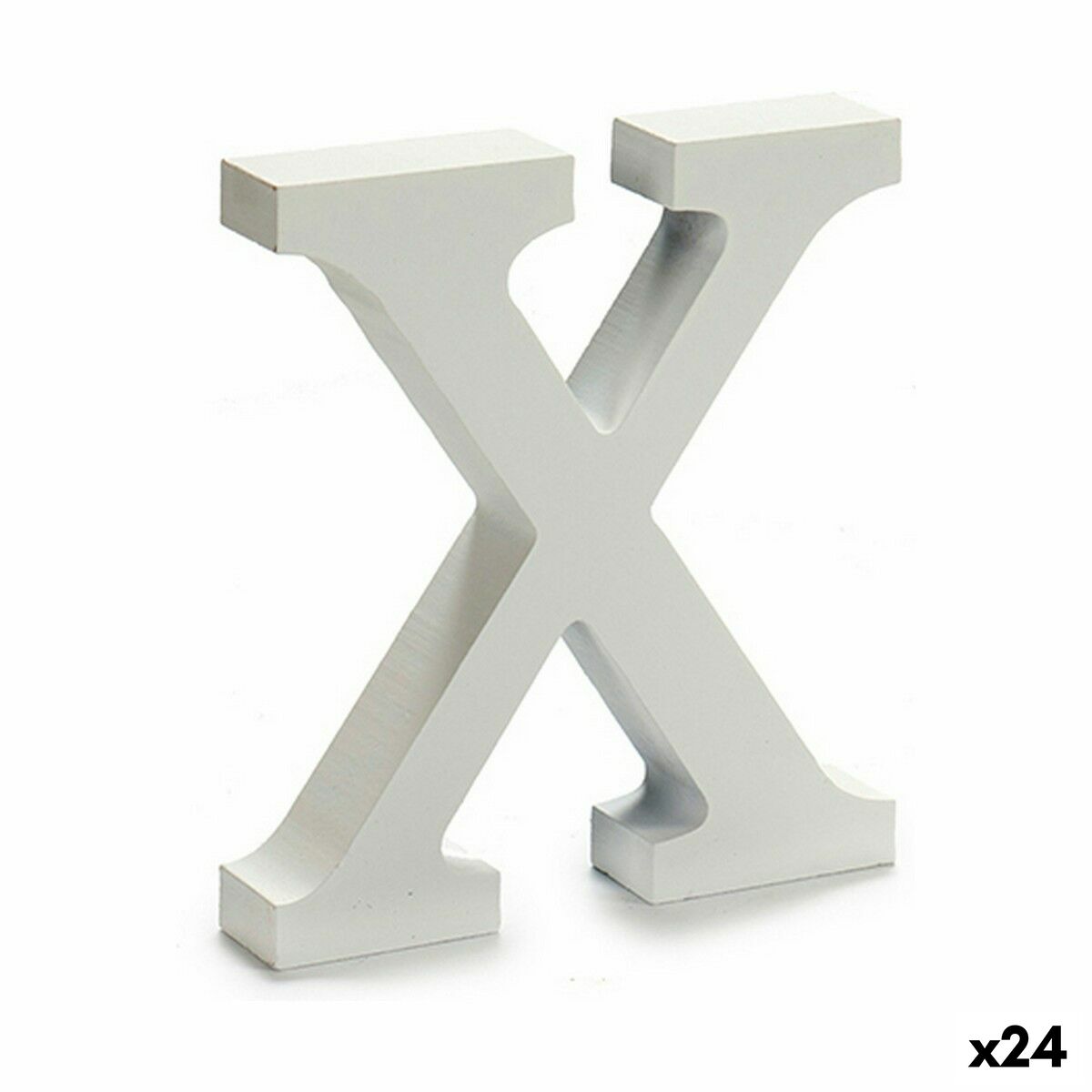 Letter Pincello X White 2 x 16 x 14,5 cm (24 Units) Letter Pincello X White 2 x 16 x 14,5 cm (24 Units)