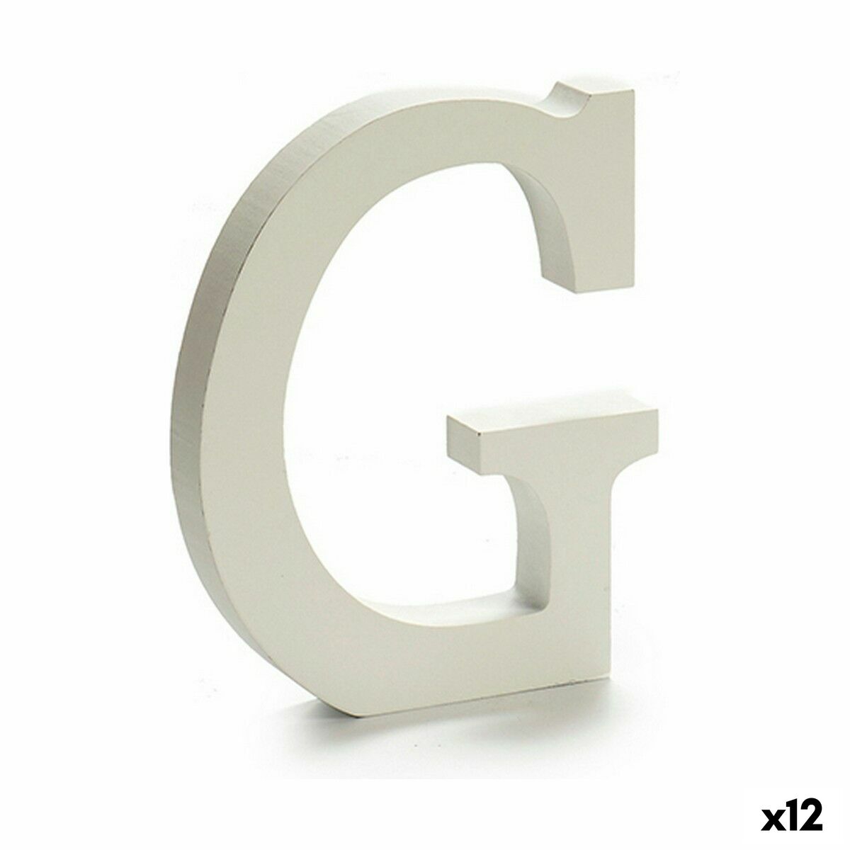 Letter Pincello G White 1,8 x 21 x 17 cm (12 Units) Letter Pincello G White 1,8 x 21 x 17 cm (12 Units)