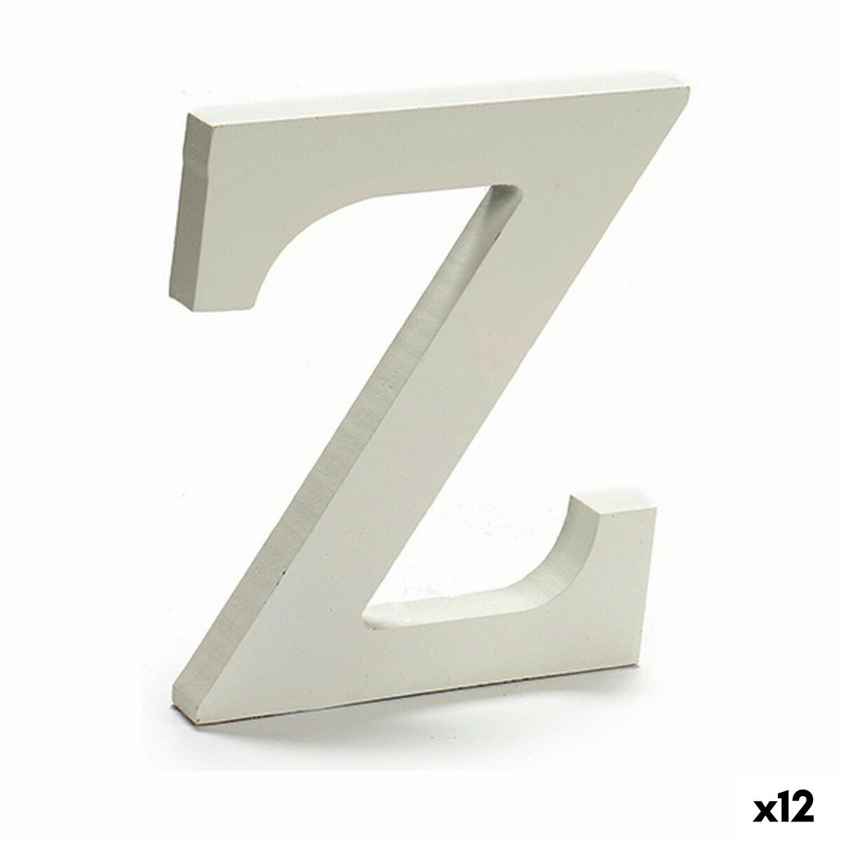 Letter Pincello Z White 1,8 x 21 x 17 cm (12 Units) Letter Pincello Z White 1,8 x 21 x 17 cm (12 Units)