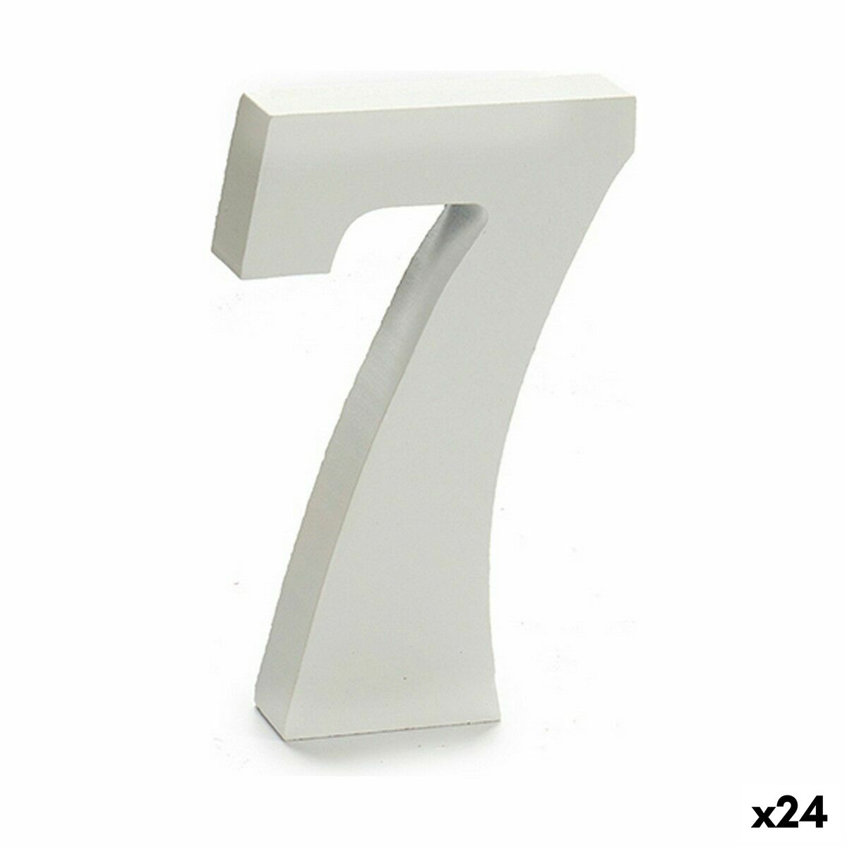 Number Pincello 7 White 2 x 16 x 14,5 cm (24 Units) Number Pincello 7 White 2 x 16 x 14,5 cm (24 Units)