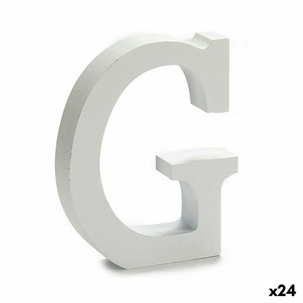 Letter Pincello G White 2 x 16 x 14,5 cm (24 Units) Letter Pincello G White 2 x 16 x 14,5 cm (24 Units)