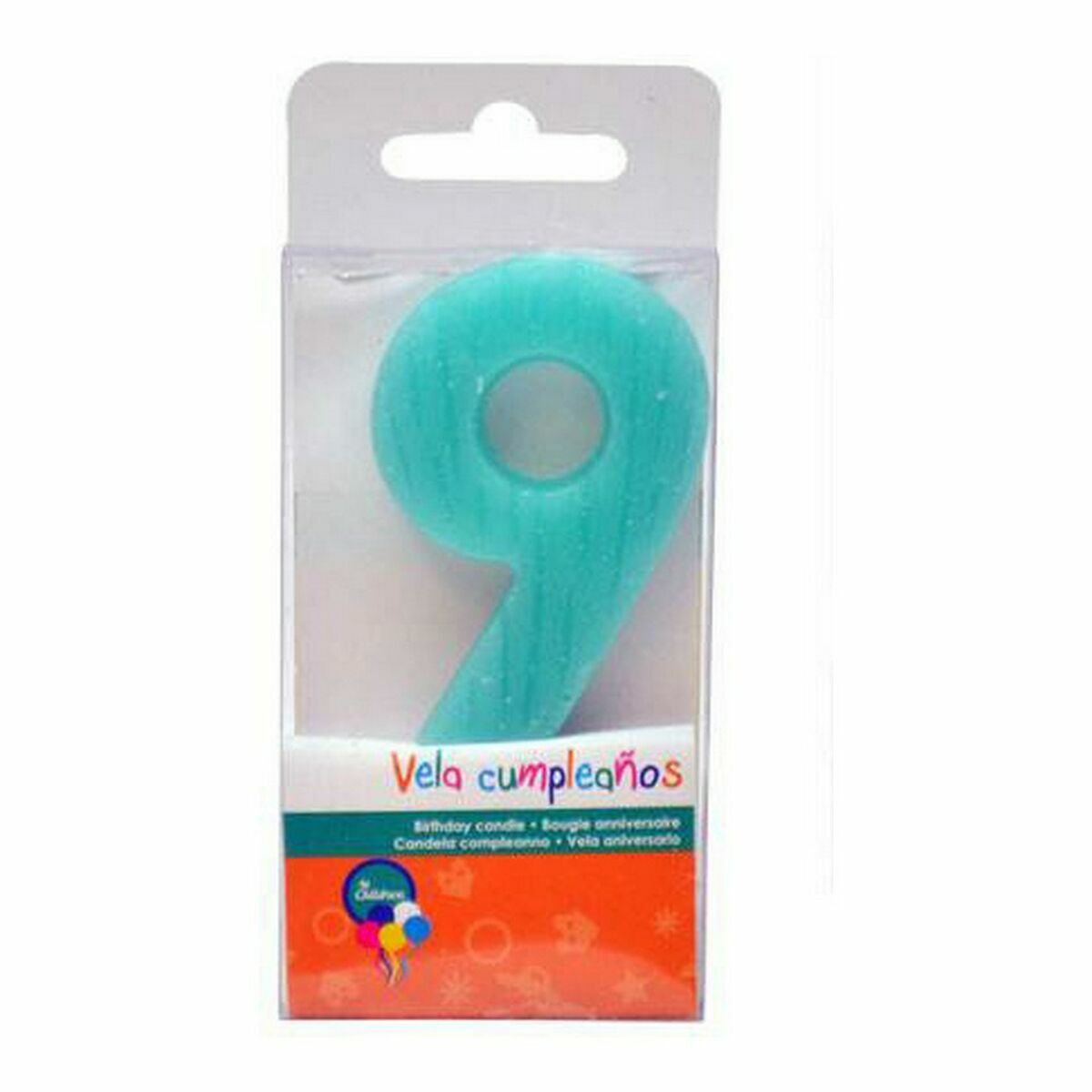 Candle NÂº 9 Birthday (12 Units)