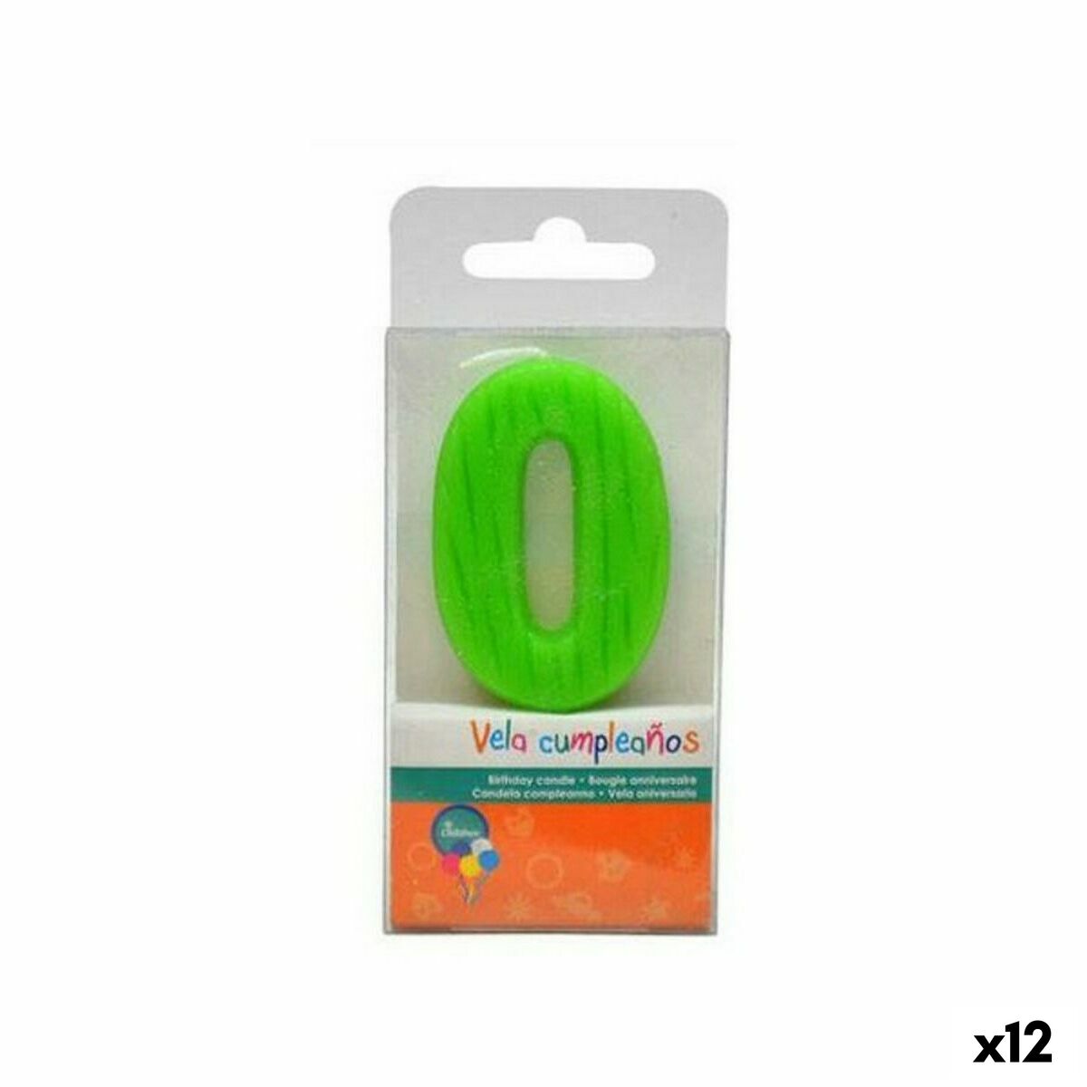 Candle Birthday Number 0 (12 Units) Candle Birthday Number 0 (12 Units)