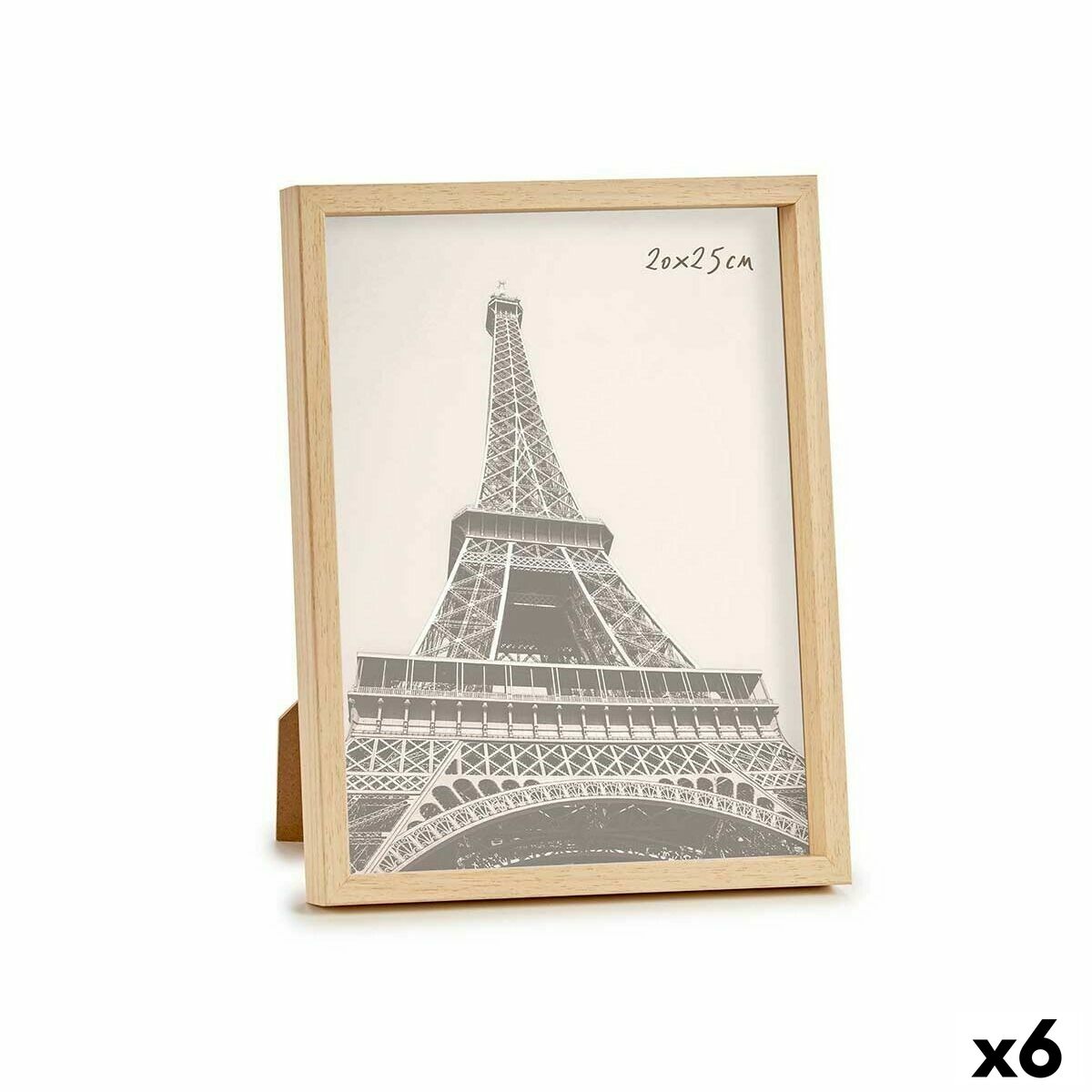 Photo frame Brown Plastic (21,7 x 2 x 26,7 cm) (6 Units) Photo frame Brown Plastic (21,7 x 2 x 26,7 cm) (6 Units)