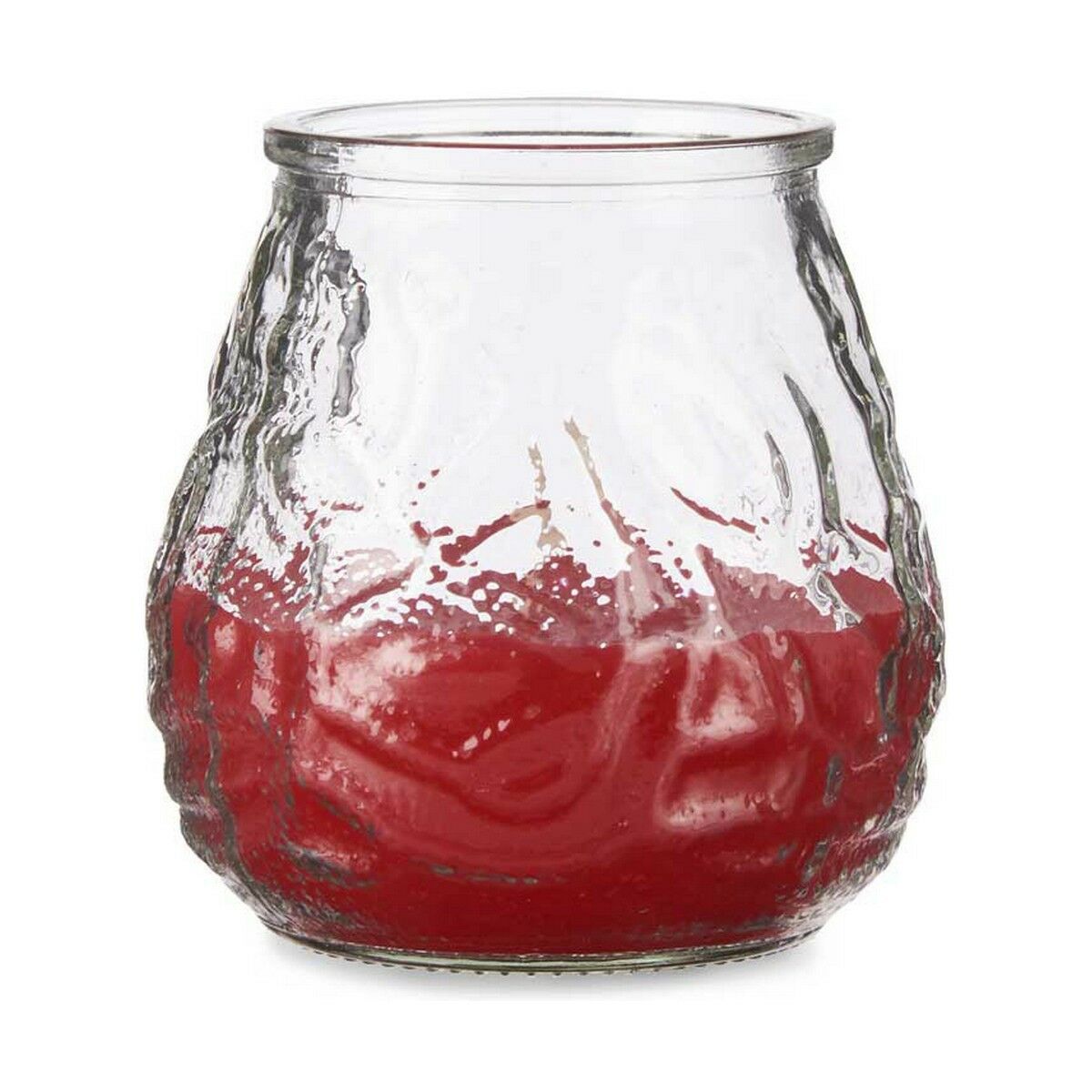 Candle Ibergarden 43594 Red Transparent Glass Paraffin Citronela Geranium 9 x 9,5 x 9 cm (6 Units) Candle Ibergarden 43594 Red Transparent Glass Paraffin Citronela Geranium 9 x 9,5 x 9 cm (6 Units)