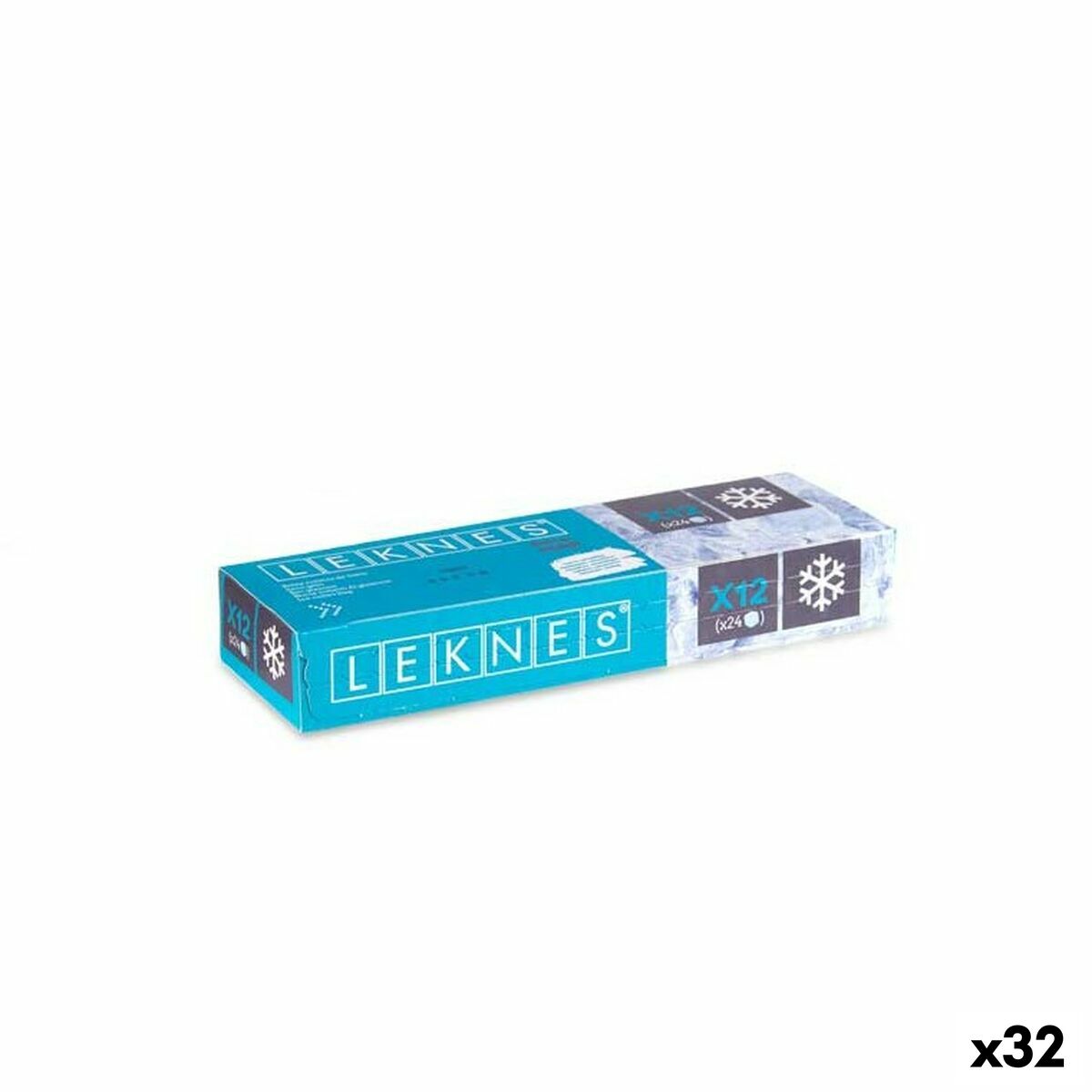 Ice bags Leknes 190939000497 Blue Polyethylene (32 Units)