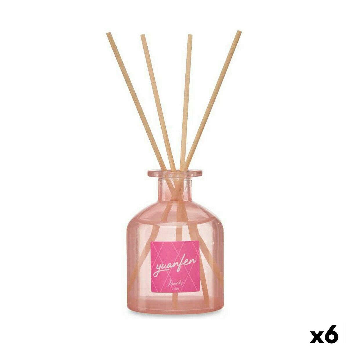 Perfume Sticks Acorde 250ML-A Peony 250 ml (6 Units) Perfume Sticks Acorde 250ML-A Peony 250 ml (6 Units)