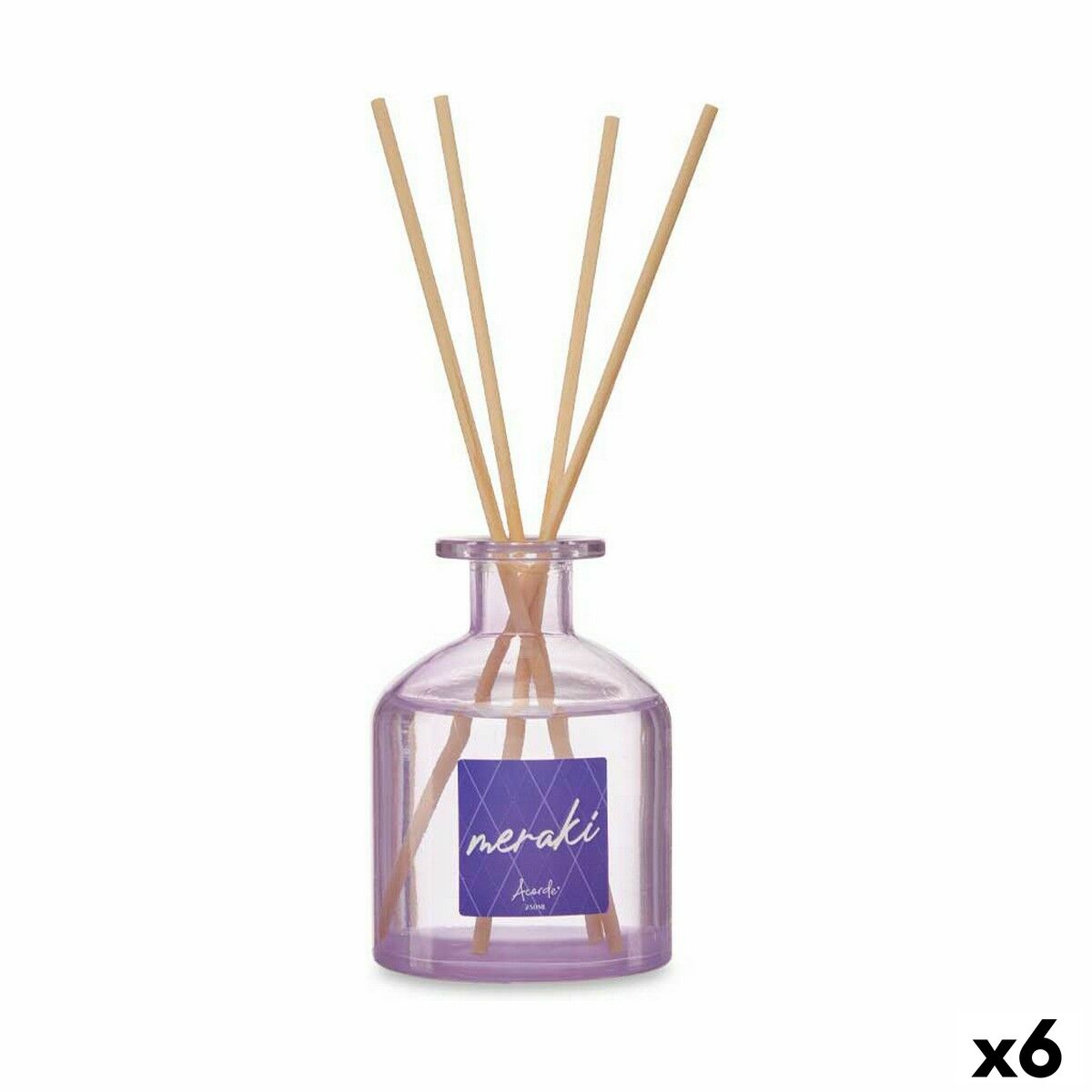 Perfume Sticks Acorde 250ML-F Violet 250 ml (6 Units) Perfume Sticks Acorde 250ML-F Violet 250 ml (6 Units)