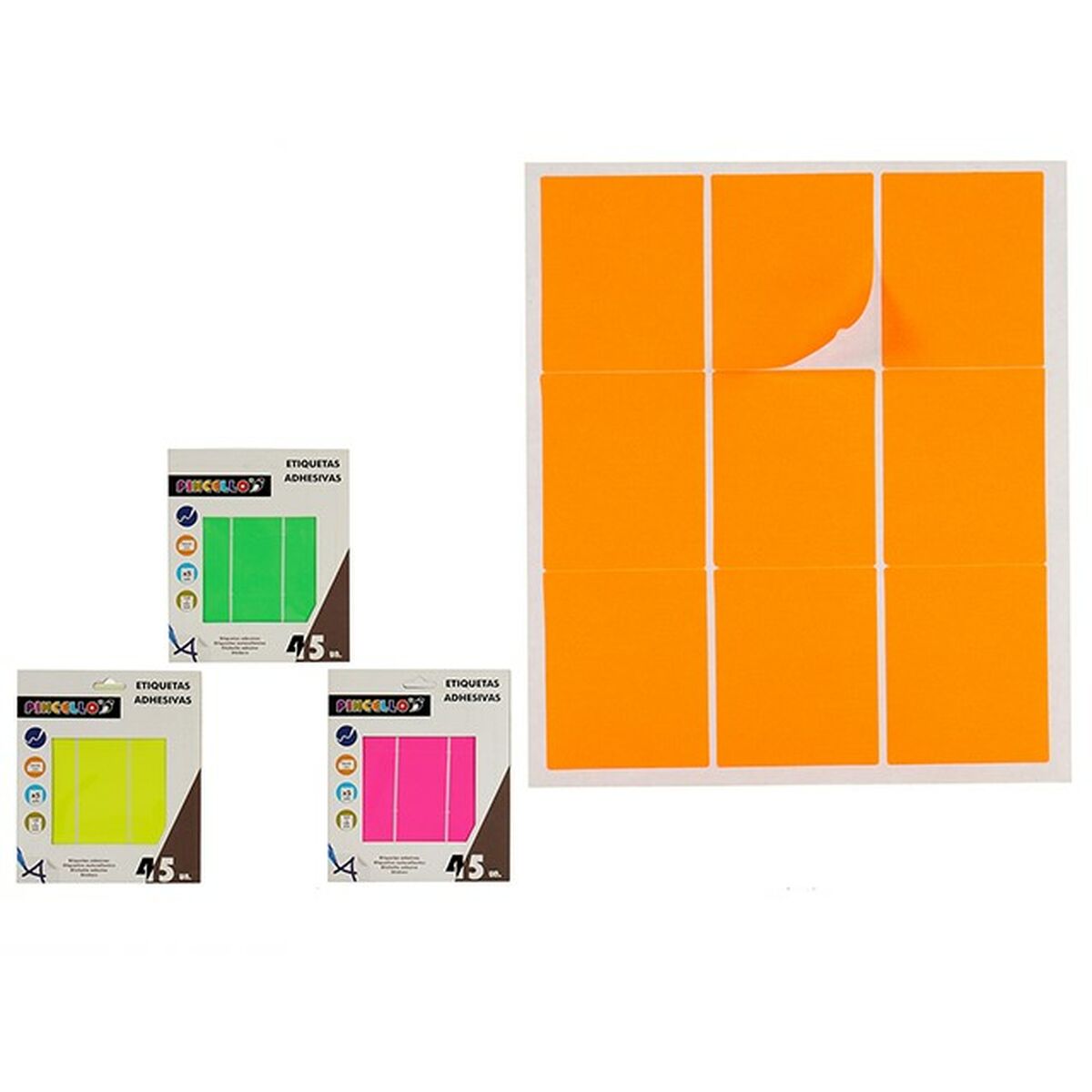 Adhesive labels Pincello 1711095 43 x 52 cm Rectangular (12 Units)
