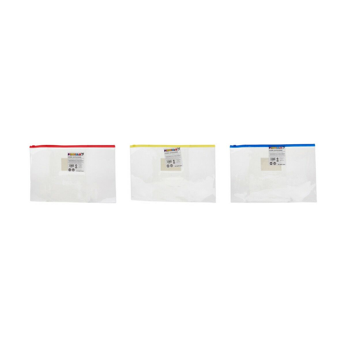Envelopes Pincello 12 A4 Plastic Self-closing