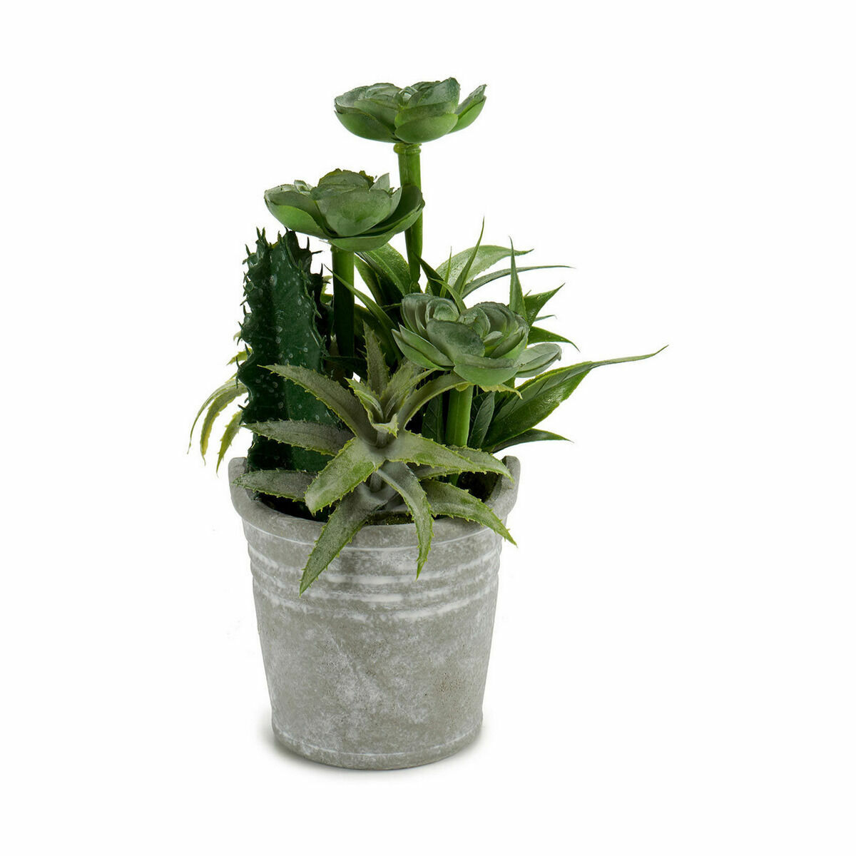 Decorative Plant Ibergarden XD18-1182A-B Plastic Cement 15 x 24 x 15 cm (12 Units)