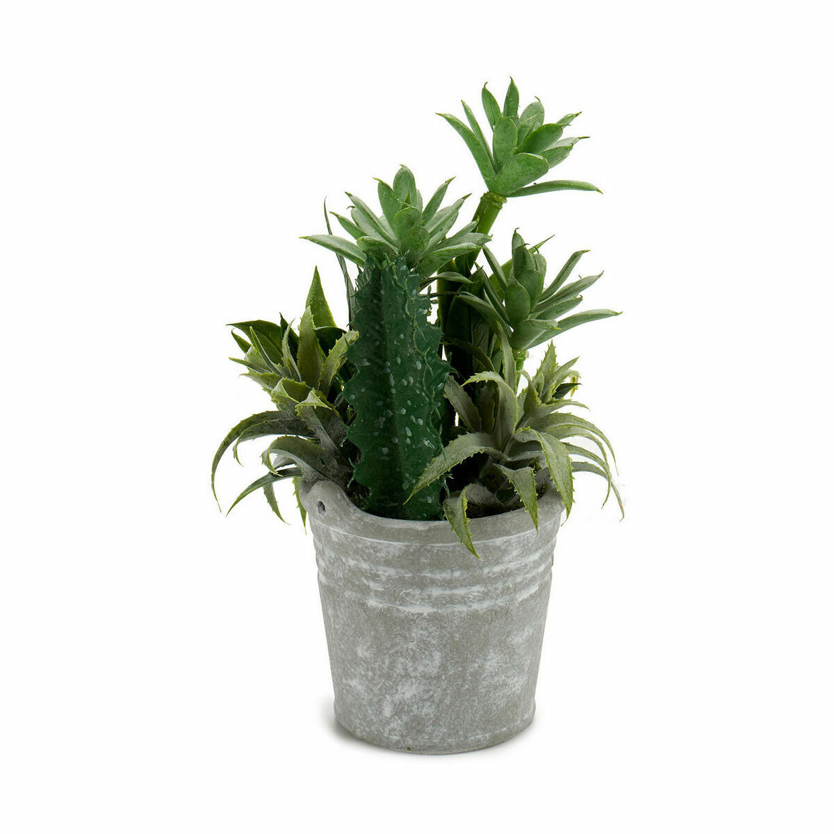 Decorative Plant Ibergarden XD18-1182A-B Plastic Cement 15 x 24 x 15 cm (12 Units)
