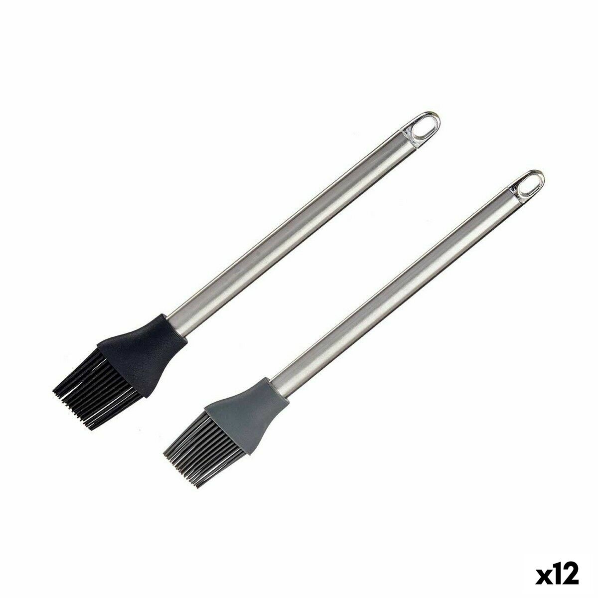 Kitchen Brush Kinvara KT3657(T/C)HB Silicone Stainless steel 28 x 4,5 X 2 cm (12 Units) Kitchen Brush Kinvara KT3657(T/C)HB Silicone Stainless steel 28 x 4,5 X 2 cm (12 Units)