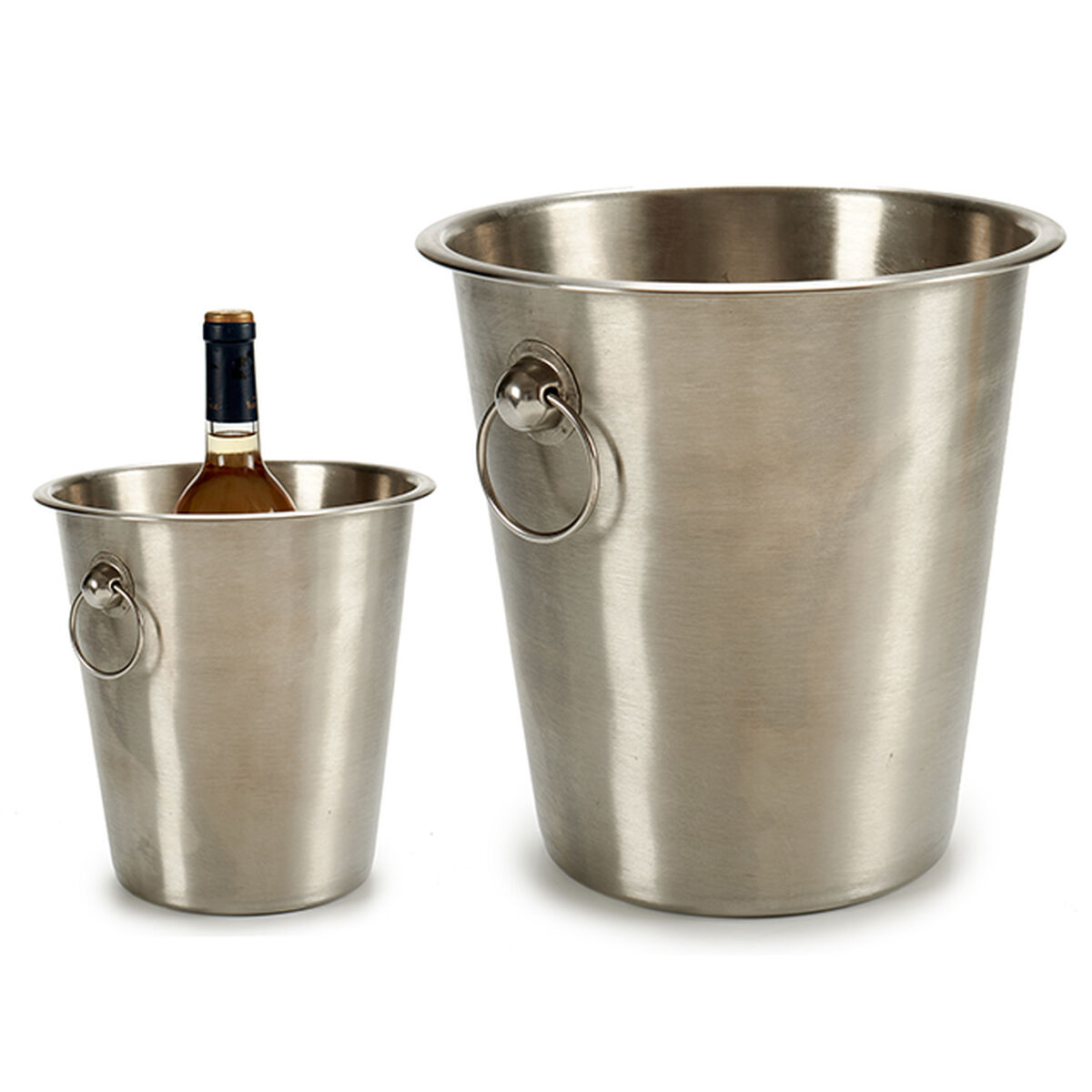 Ice Bucket Kinvara 2060MAT Silver Stainless steel 4,5 L 22 x 21 x 22 cm (12 Units)