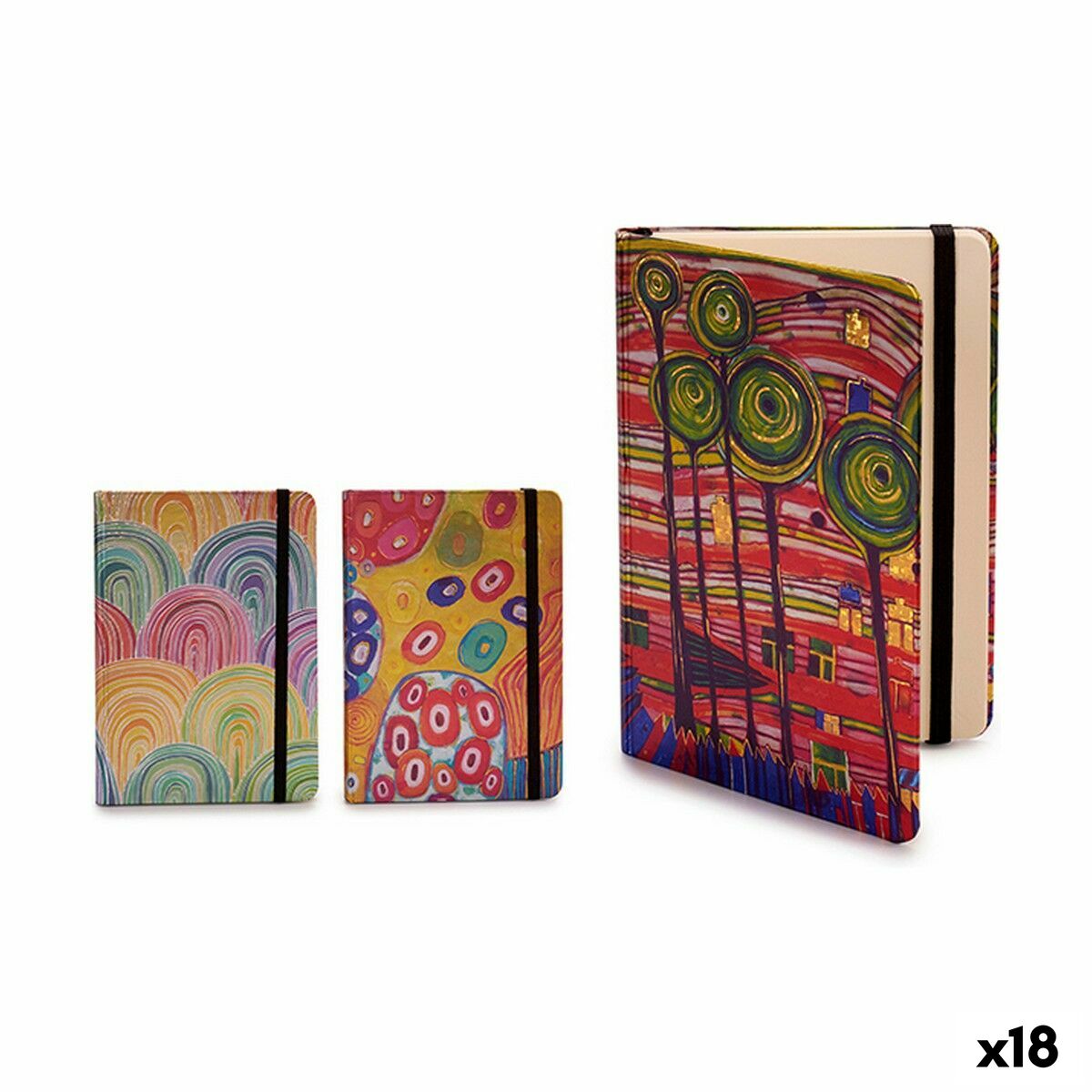 Notepad Pincello Multicolour B6 100 Sheets 12,5 x 1,3 x 17,5 cm Circles (18 Units) Notepad Pincello Multicolour B6 100 Sheets 12,5 x 1,3 x 17,5 cm Circles (18 Units)