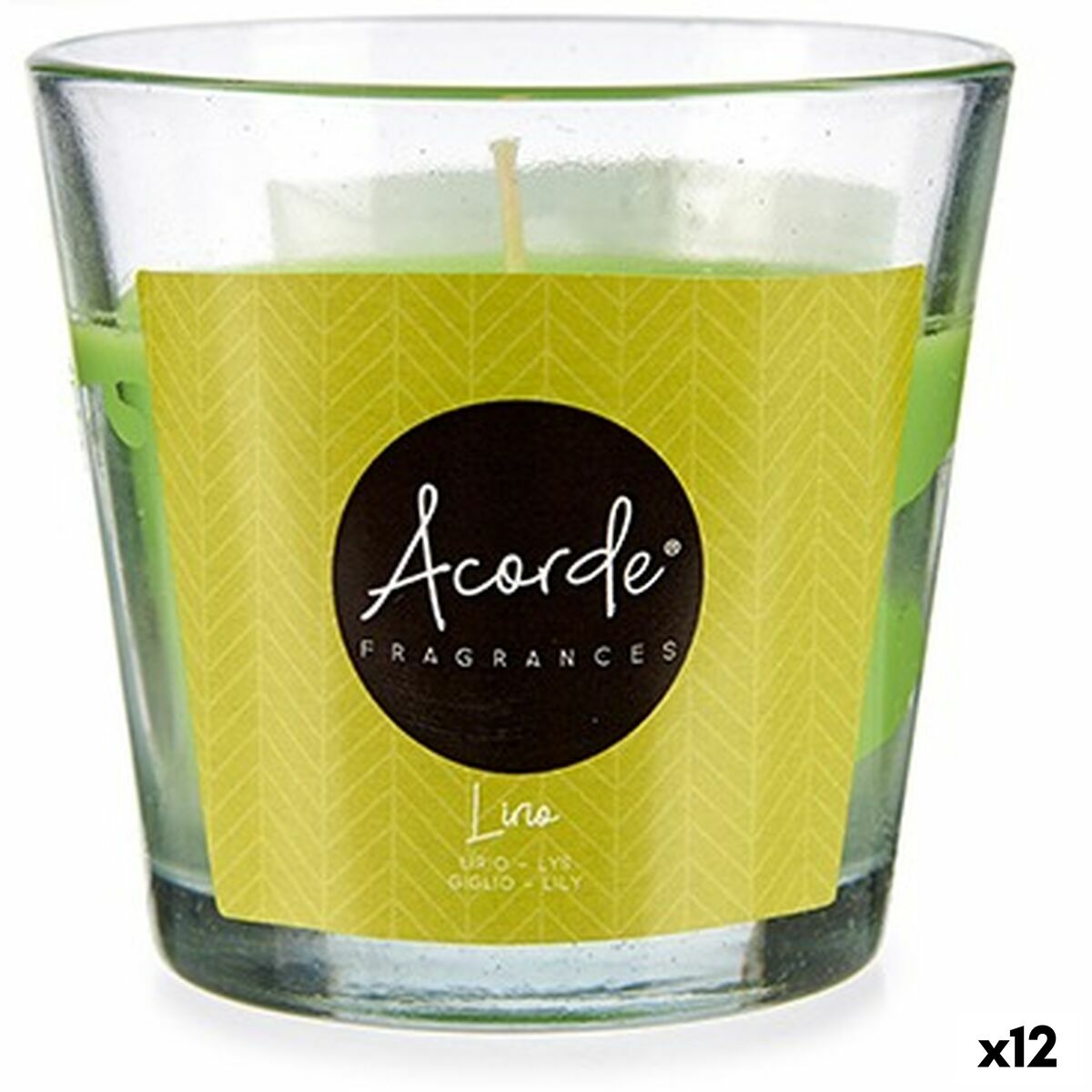 Scented Candle Acorde 260-50H Iris 120 g (12 Units) Scented Candle Acorde 260-50H Iris 120 g (12 Units)
