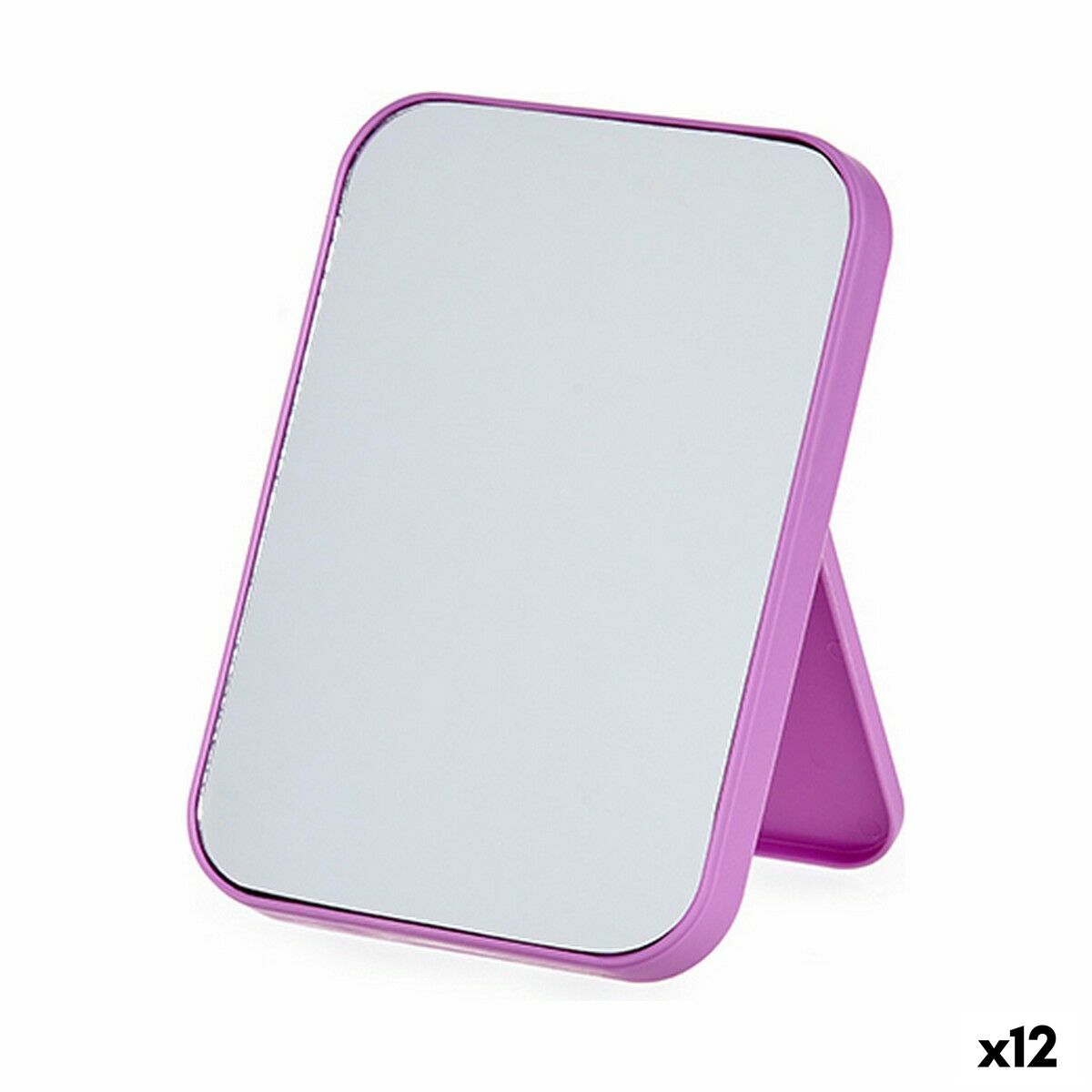 Mirror with Mounting Bracket Berilo CG11309-1 Blue Green Lilac polypropylene 1,7 x 20 x 14 cm (12 Units) Mirror with Mounting Bracket Berilo CG11309-1 Blue Green Lilac polypropylene 1,7 x 20 x 14 cm (12 Units)