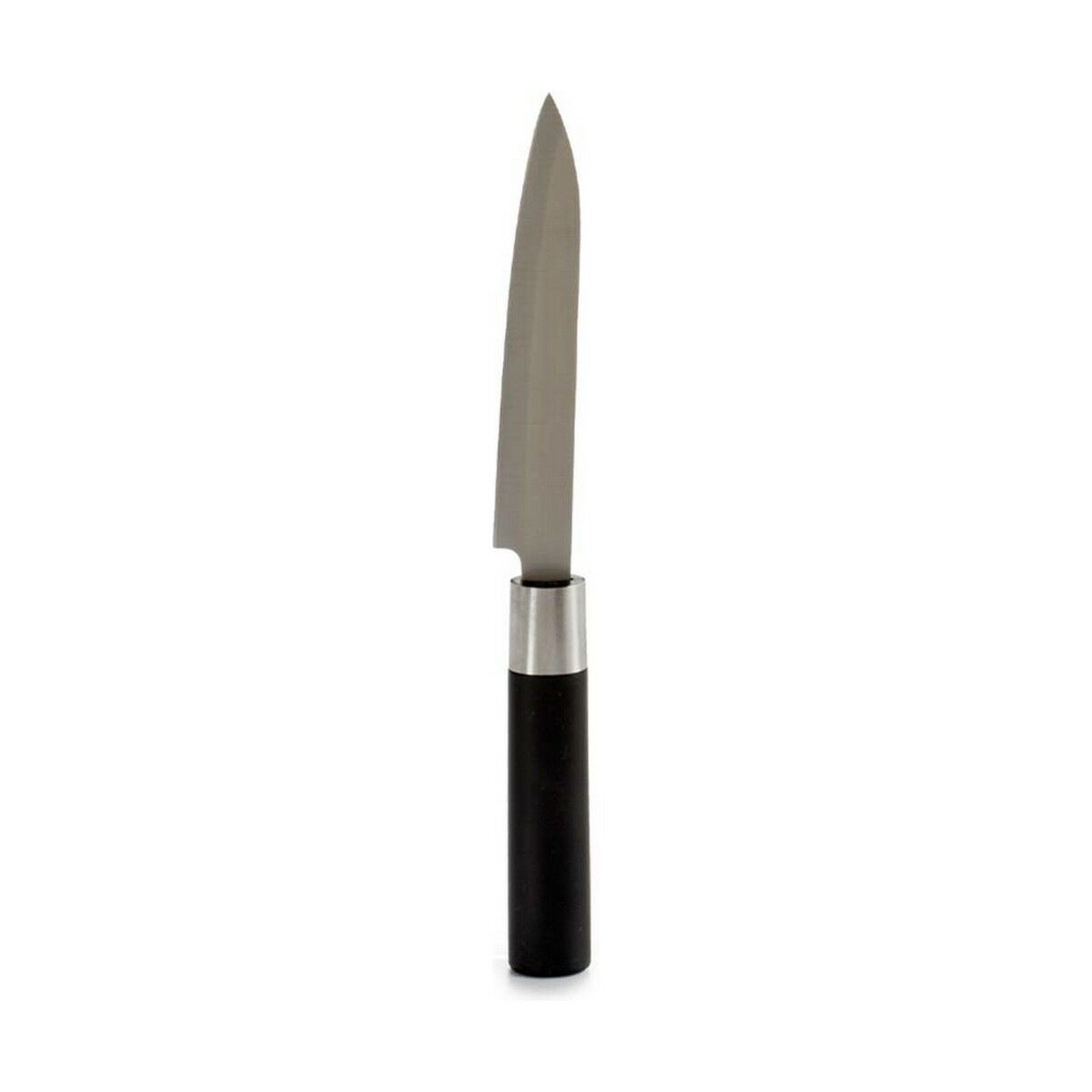 Kitchen Knife Kinvara KT11-5604S05 Black Silver Stainless steel Plastic 2,7 x 24,3 x 1,8 cm (12 Units)