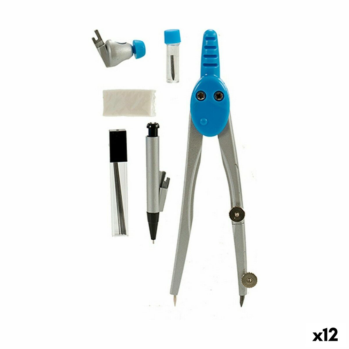 Compass Pincello LX-AC8 2,5 x 19,5 x 10 cm Pencil Lead Holder (12 Units) Compass Pincello LX-AC8 2,5 x 19,5 x 10 cm Pencil Lead Holder (12 Units)