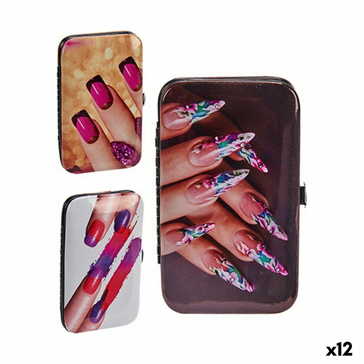Manicure Set Plastic Nails (12 Units) Manicure Set Plastic Nails (12 Units)
