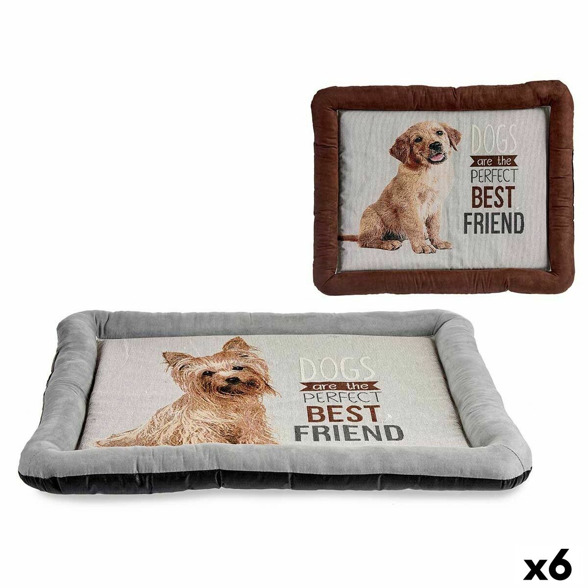 Pet bed Dog 60 x 6 x 74 cm (6 Units) Pet bed Dog 60 x 6 x 74 cm (6 Units)