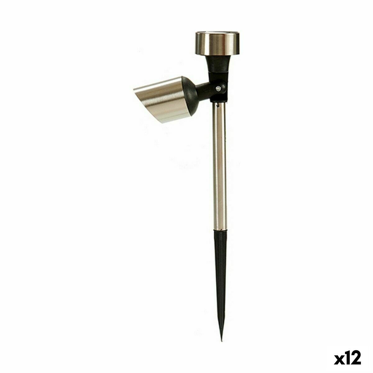 Marker Ibergarden BH18058 Silver Steel 15 x 10 x 28 cm Articulated Solar charging (12 Units) Marker Ibergarden BH18058 Silver Steel 15 x 10 x 28 cm Articulated Solar charging (12 Units)