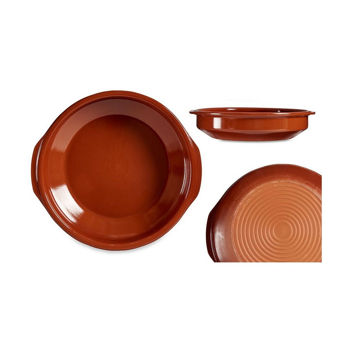 Saucepan 0136 Honey Baked clay 38 x 7 x 36 cm (6 Units)