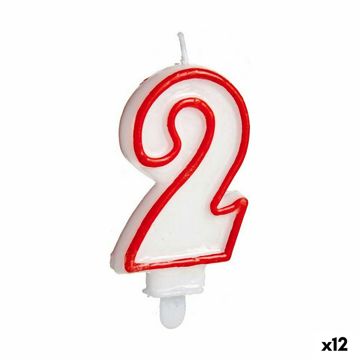 Candle Number 2 Birthday (12 Units) Candle Number 2 Birthday (12 Units)