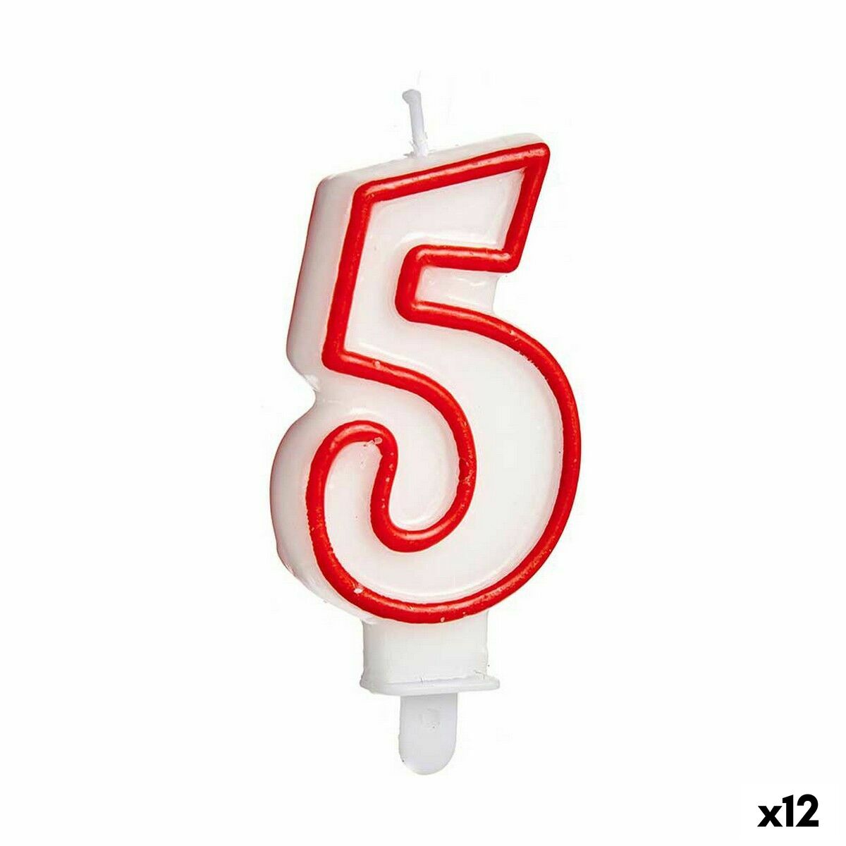 Candle Birthday Number 5 (12 Units) Candle Birthday Number 5 (12 Units)