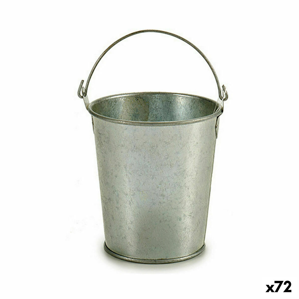 Planter Ibergarden A60262-B Silver Zinc Bucket 15,5 x 11 x 11 cm (72 Units) Planter Ibergarden A60262-B Silver Zinc Bucket 15,5 x 11 x 11 cm (72 Units)