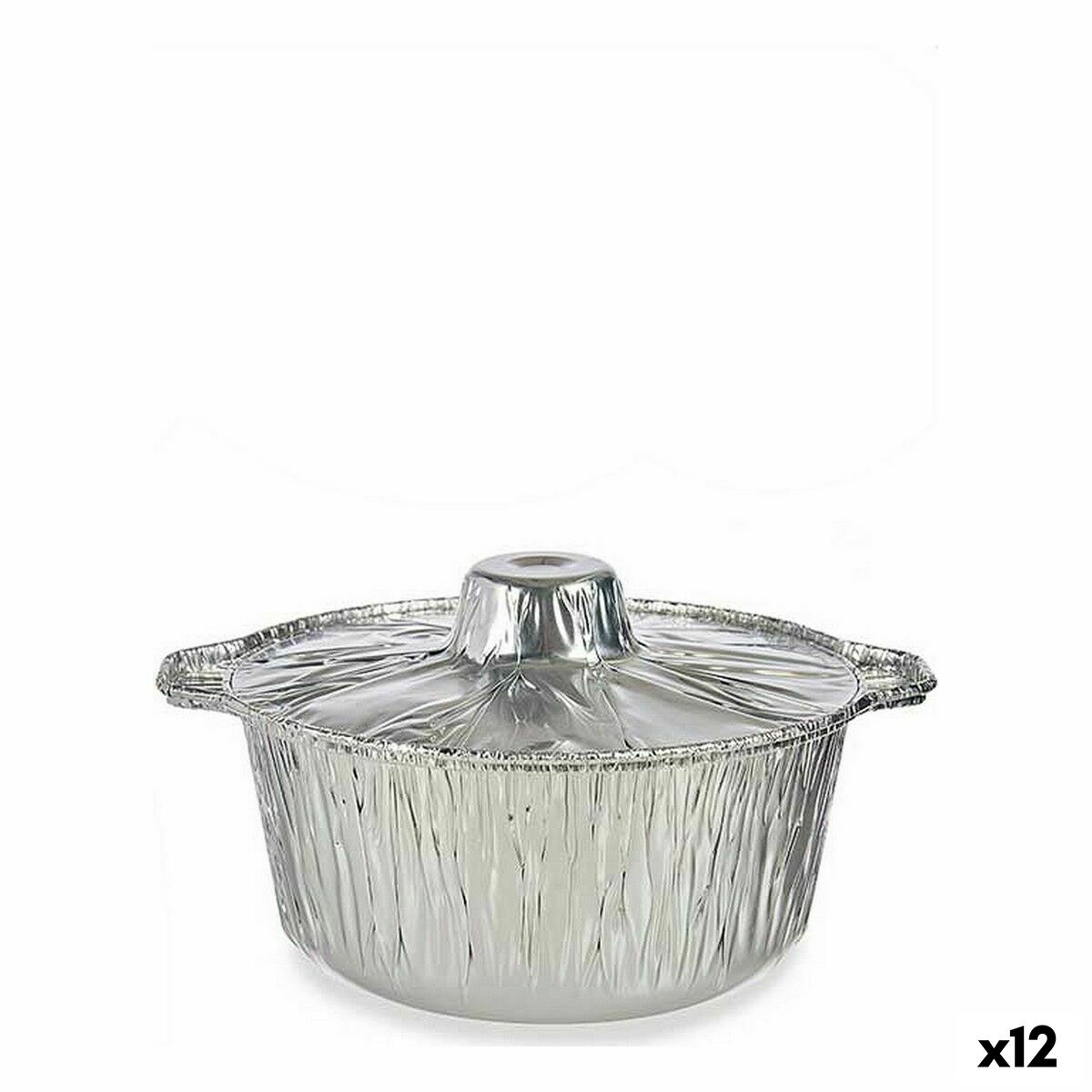 Casserole with Lid Kinvara 66105 Silver Disposable With lid Pan Casserole with Lid Kinvara 66105 Silver Disposable With lid Pan