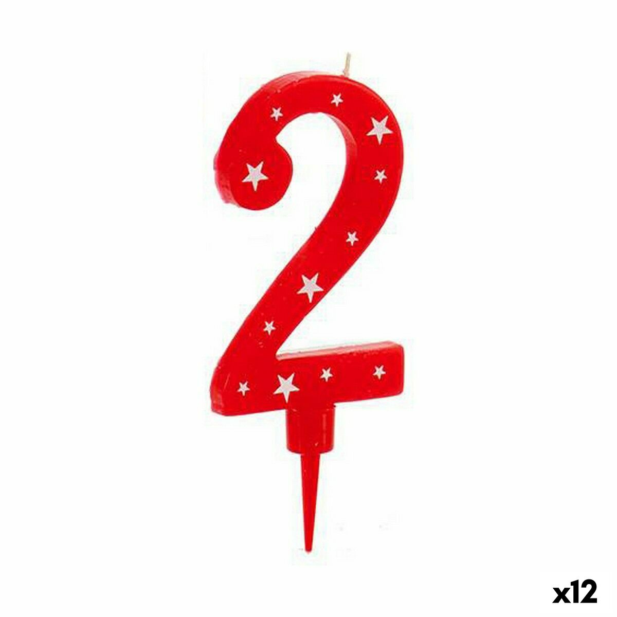 Candle Birthday Number 2 (12 Units) Candle Birthday Number 2 (12 Units)
