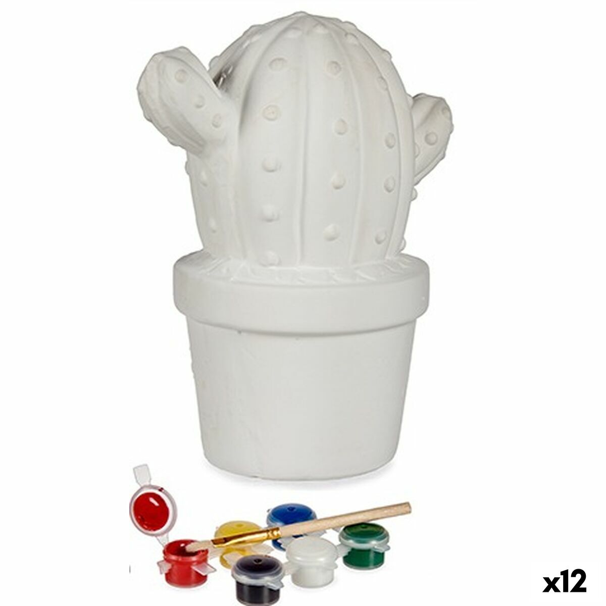 Paint Your Own Money Box Pincello BS2075L Cactus 12 x 21 x 17 cm (12 Units) Paint Your Own Money Box Pincello BS2075L Cactus 12 x 21 x 17 cm (12 Units)