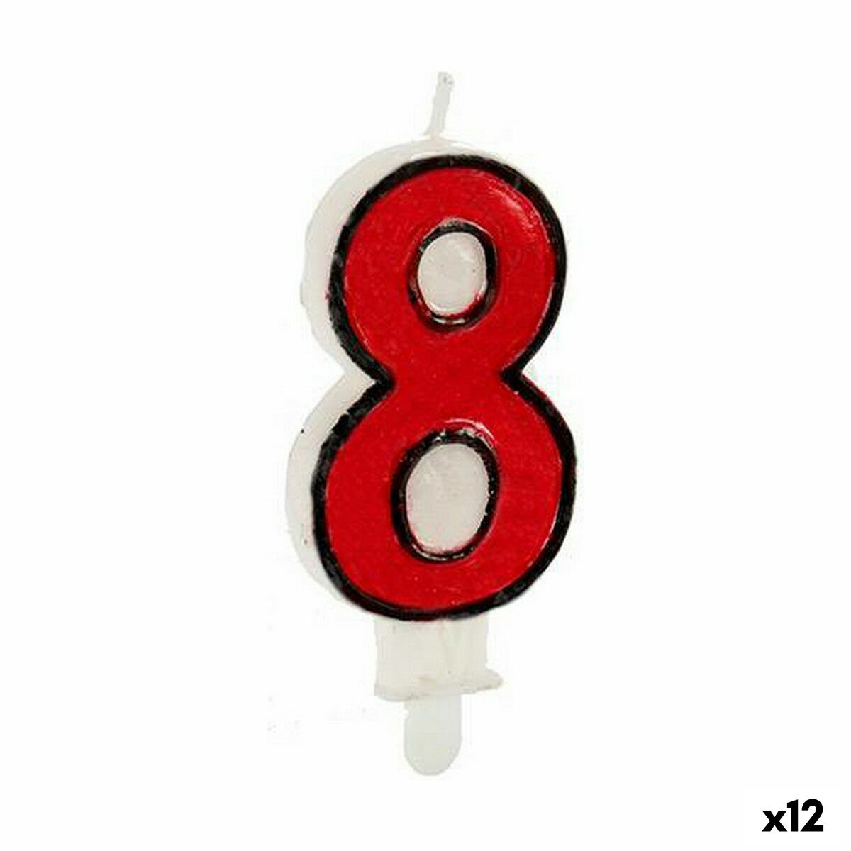 Candle Birthday Number 8 (12 Units) Candle Birthday Number 8 (12 Units)