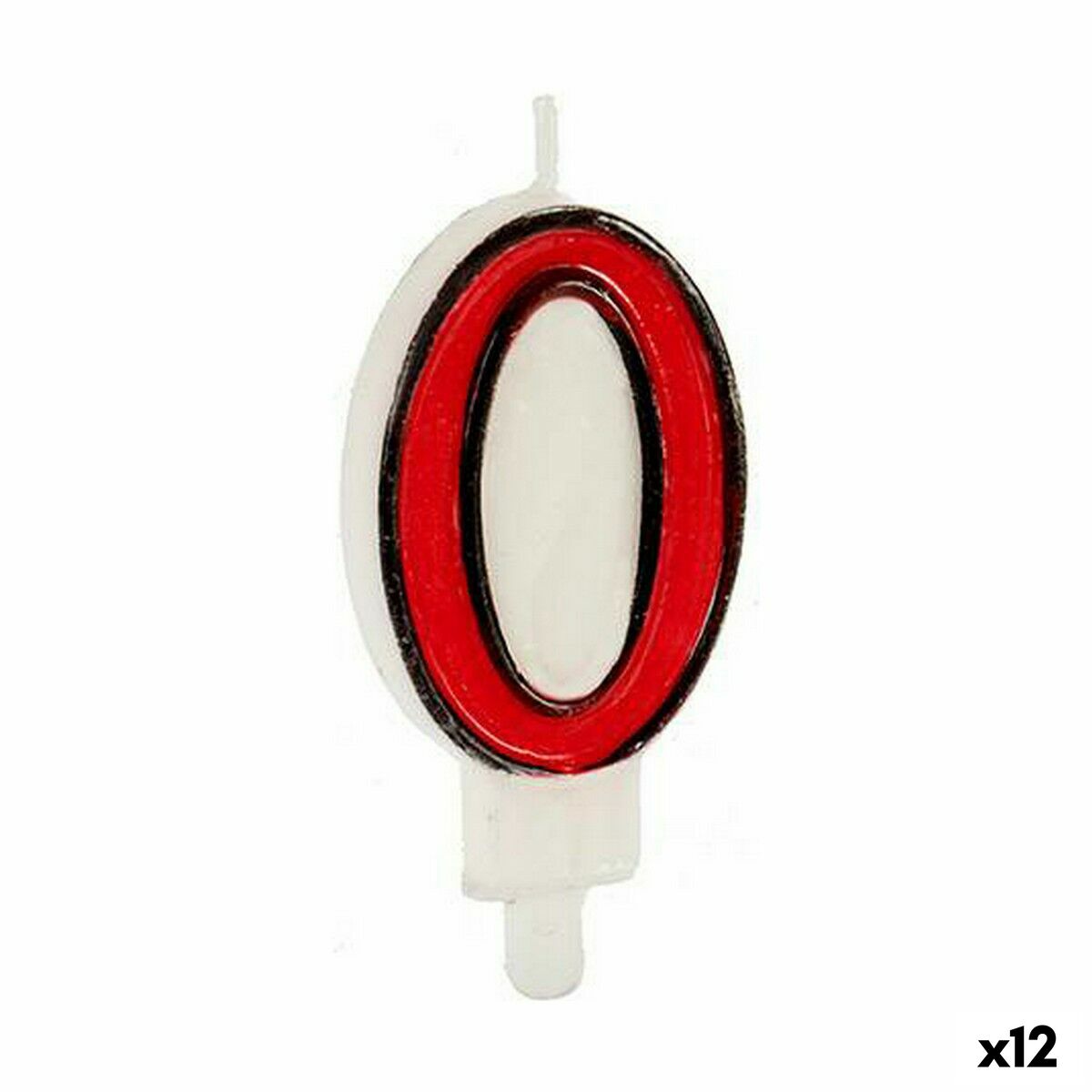 Candle Birthday Number 0 (12 Units) Candle Birthday Number 0 (12 Units)