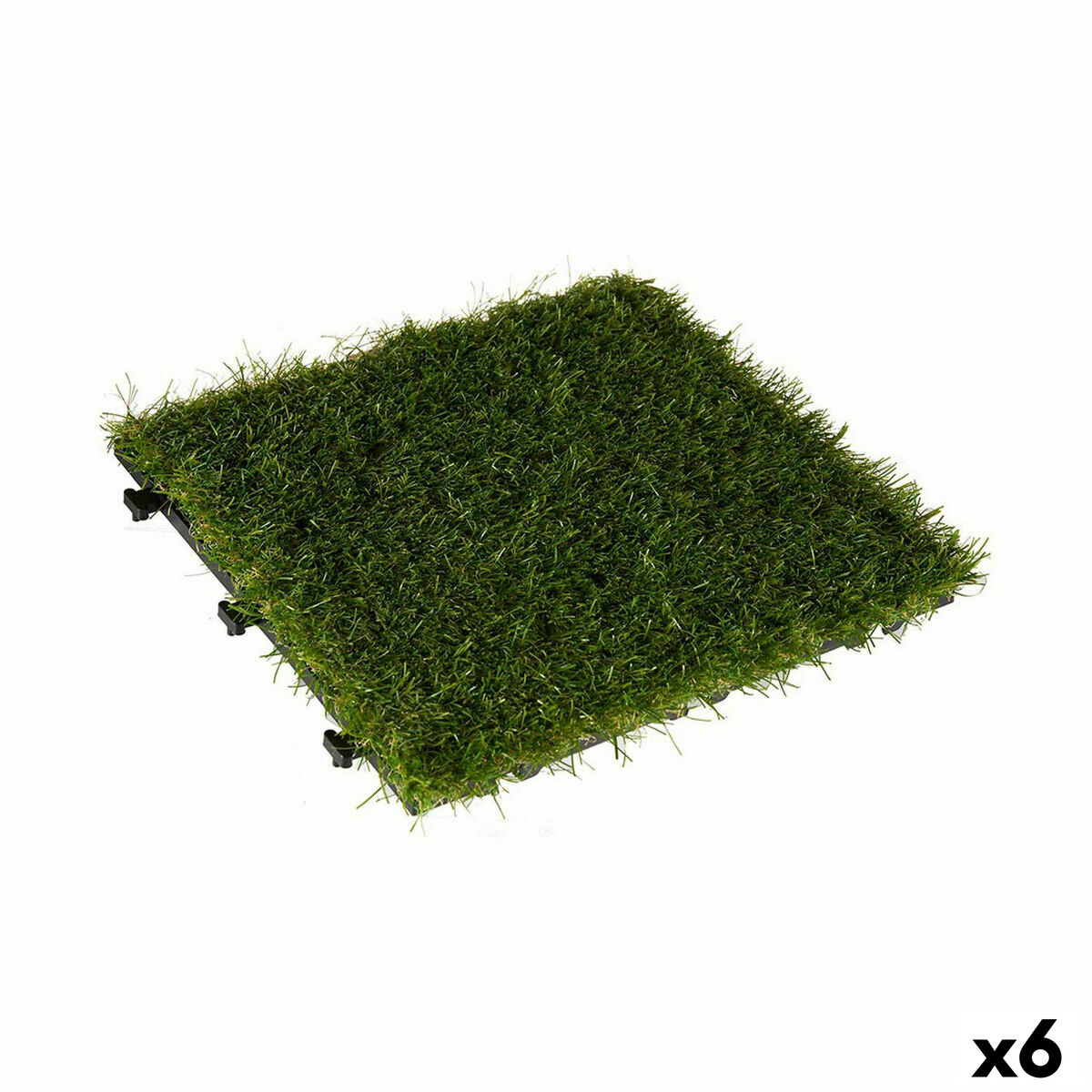 Interlocking Floor Tile Ibergarden G004 Green Plastic 30 x 3,5 x 30 cm Grass (6 Units) Interlocking Floor Tile Ibergarden G004 Green Plastic 30 x 3,5 x 30 cm Grass (6 Units)