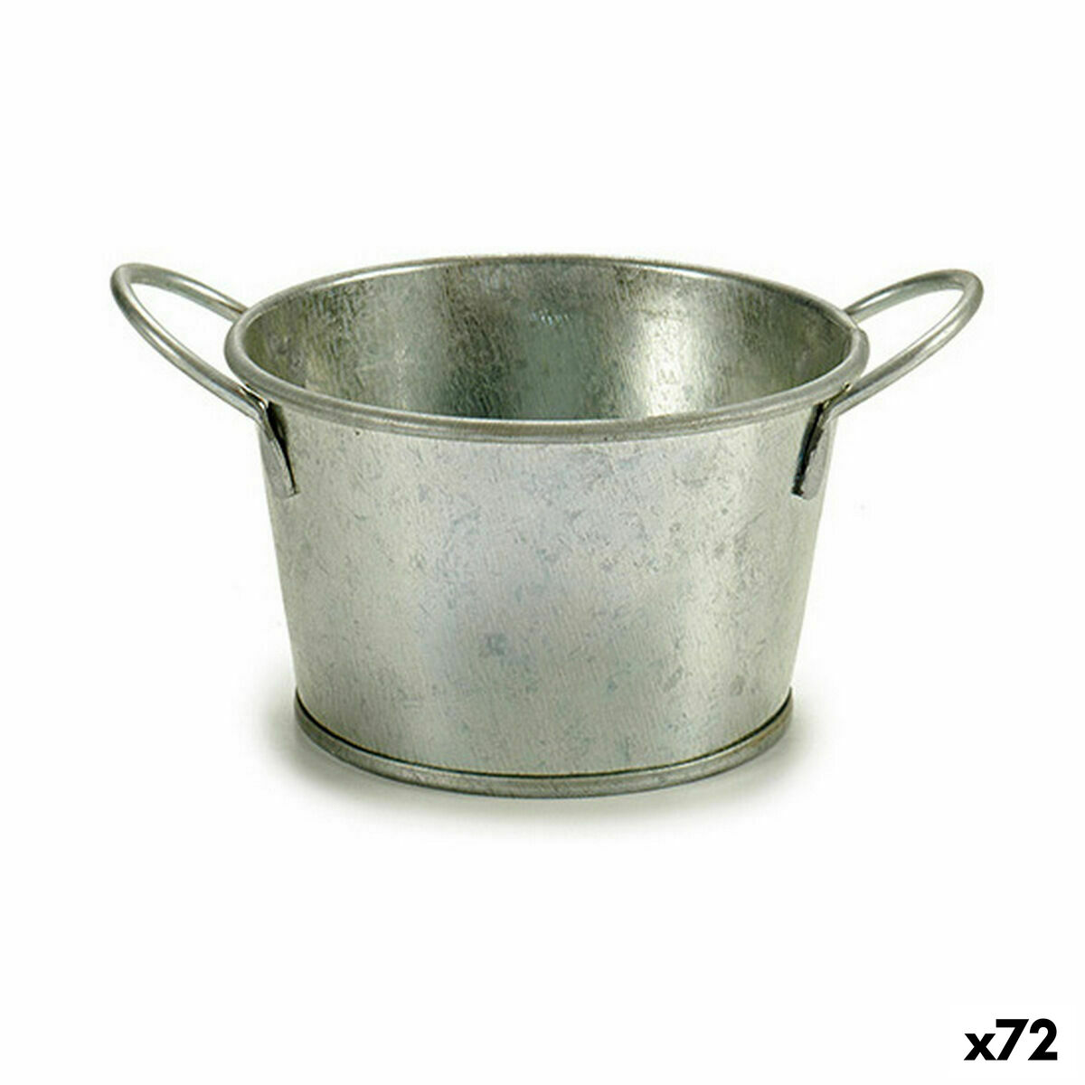 Planter Ibergarden F60325-B Silver Zinc Bucket 17,8 x 8 x 12,3 cm (72 Units) Planter Ibergarden F60325-B Silver Zinc Bucket 17,8 x 8 x 12,3 cm (72 Units)