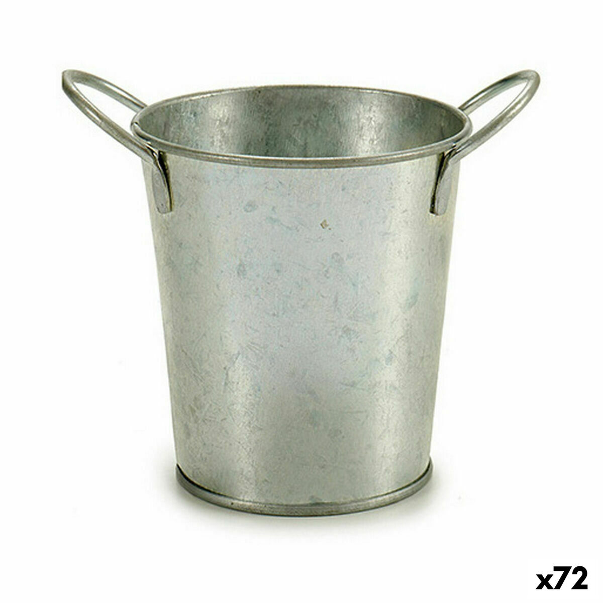 Planter Ibergarden A52000-B Silver Zinc Bucket 16 x 12 x 11 cm (72 Units) Planter Ibergarden A52000-B Silver Zinc Bucket 16 x 12 x 11 cm (72 Units)