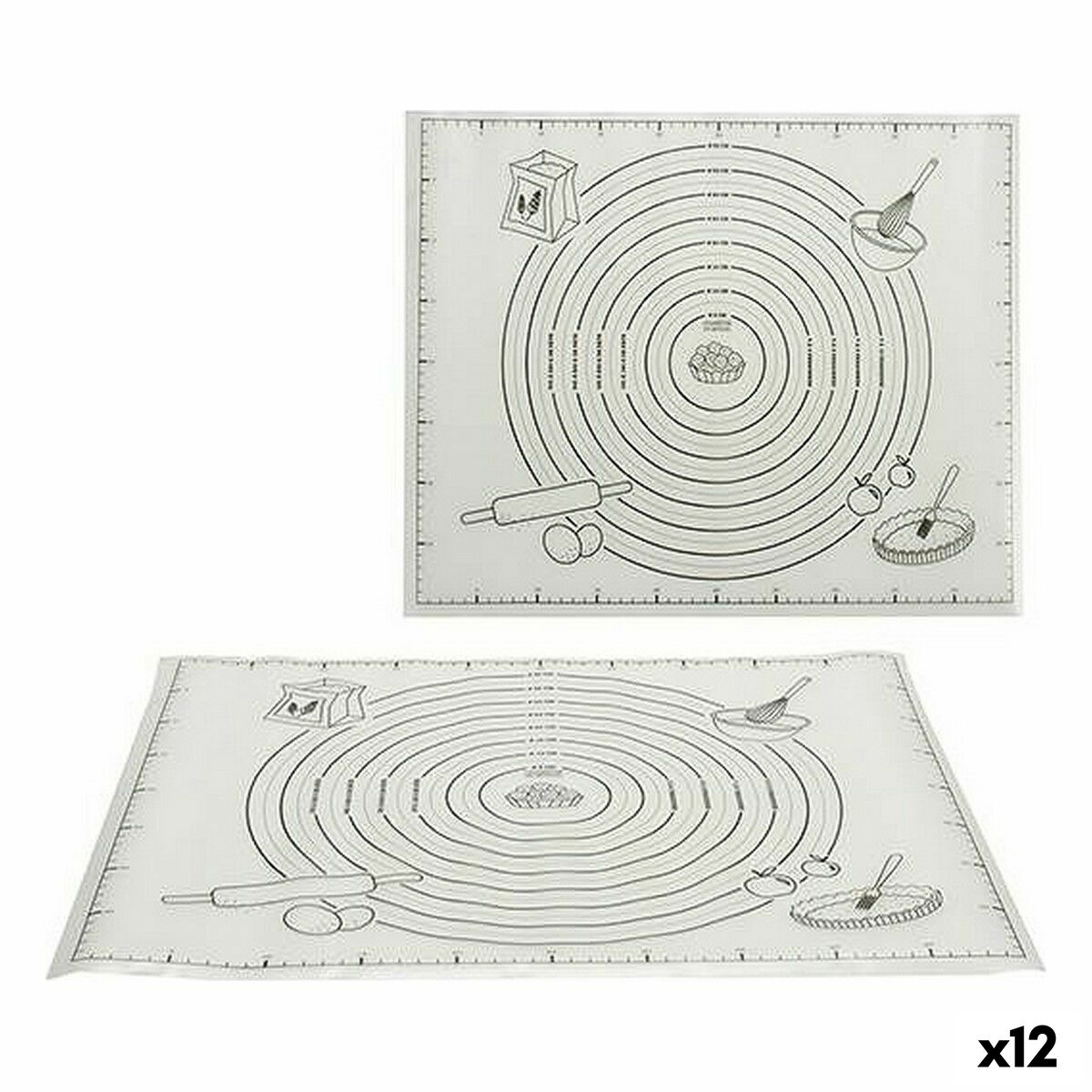 Baking Mat Kinvara 55025 Eva Rubber 50 x 40 cm (12 Units) Baking Mat Kinvara 55025 Eva Rubber 50 x 40 cm (12 Units)