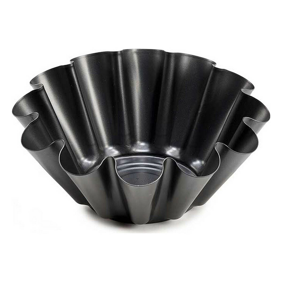 Flan Mould Kinvara 83009 Dark grey Steel 23 x 8,2 x 23 cm (12 Units)