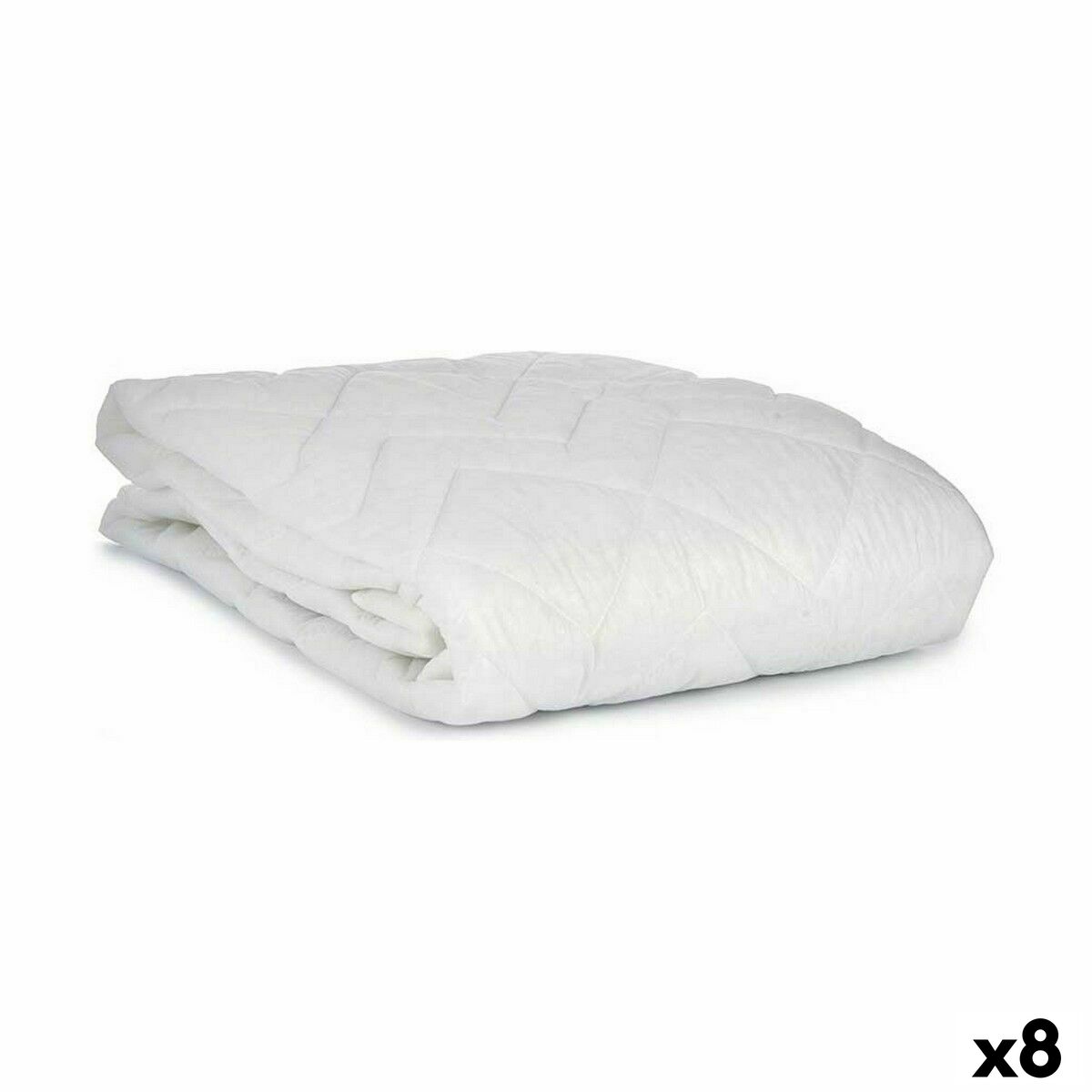 Mattress protector White 90 x 190 cm (8 Units) Mattress protector White 90 x 190 cm (8 Units)