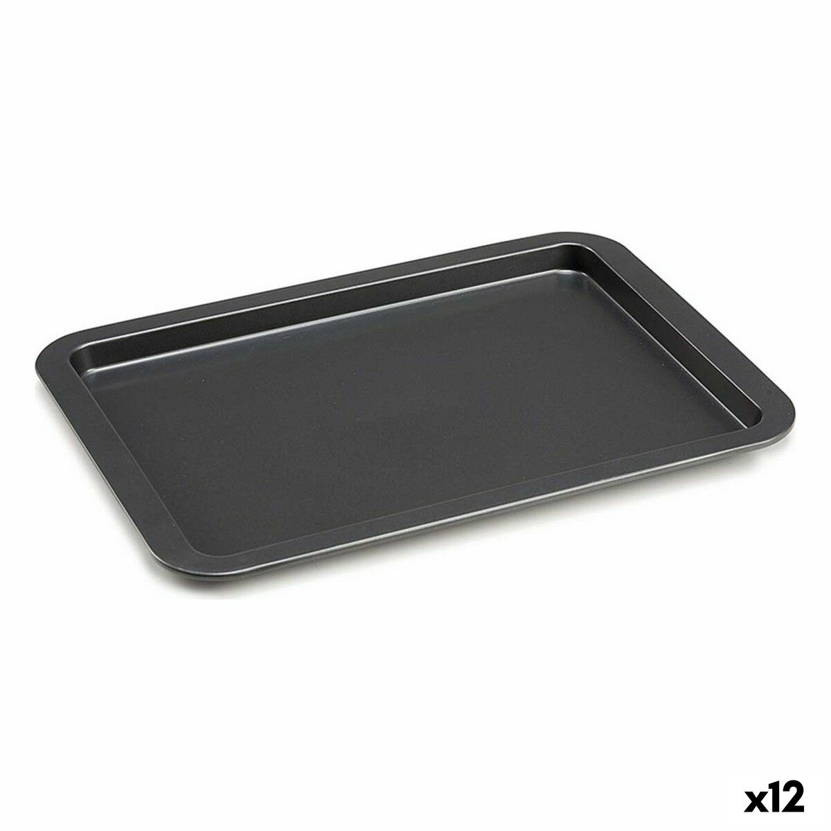 Baking tray Kinvara CK56483-47 Grey Metal 25,3 x 2 x 37 cm (12 Units) Baking tray Kinvara CK56483-47 Grey Metal 25,3 x 2 x 37 cm (12 Units)